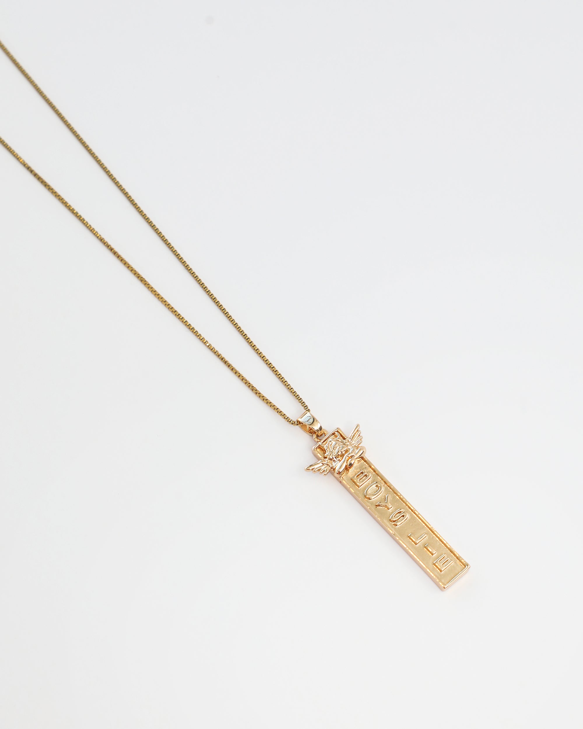 The Suzi Angel Necklace Gold