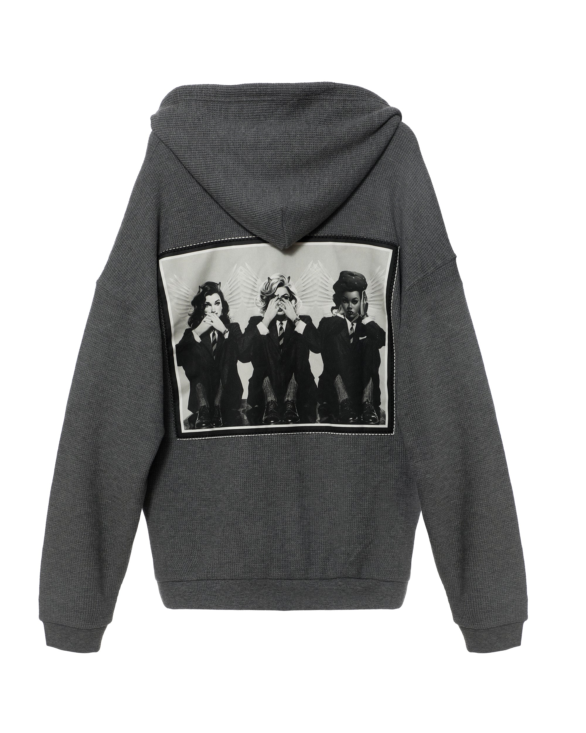 Rose Colored Glasses Harley Zip-Up Hoodie