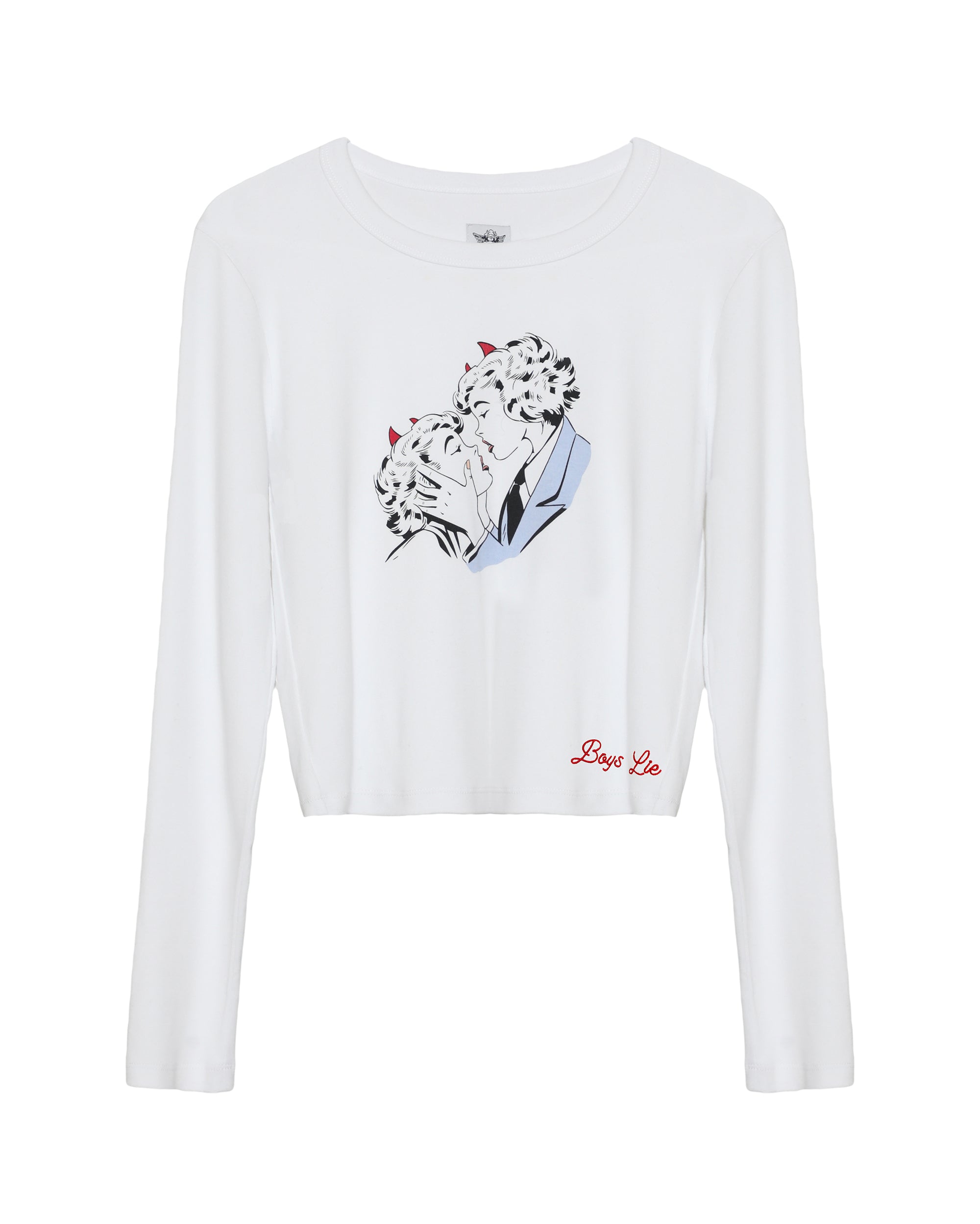 Smitten Fair Play Fitted Longsleeve Crop