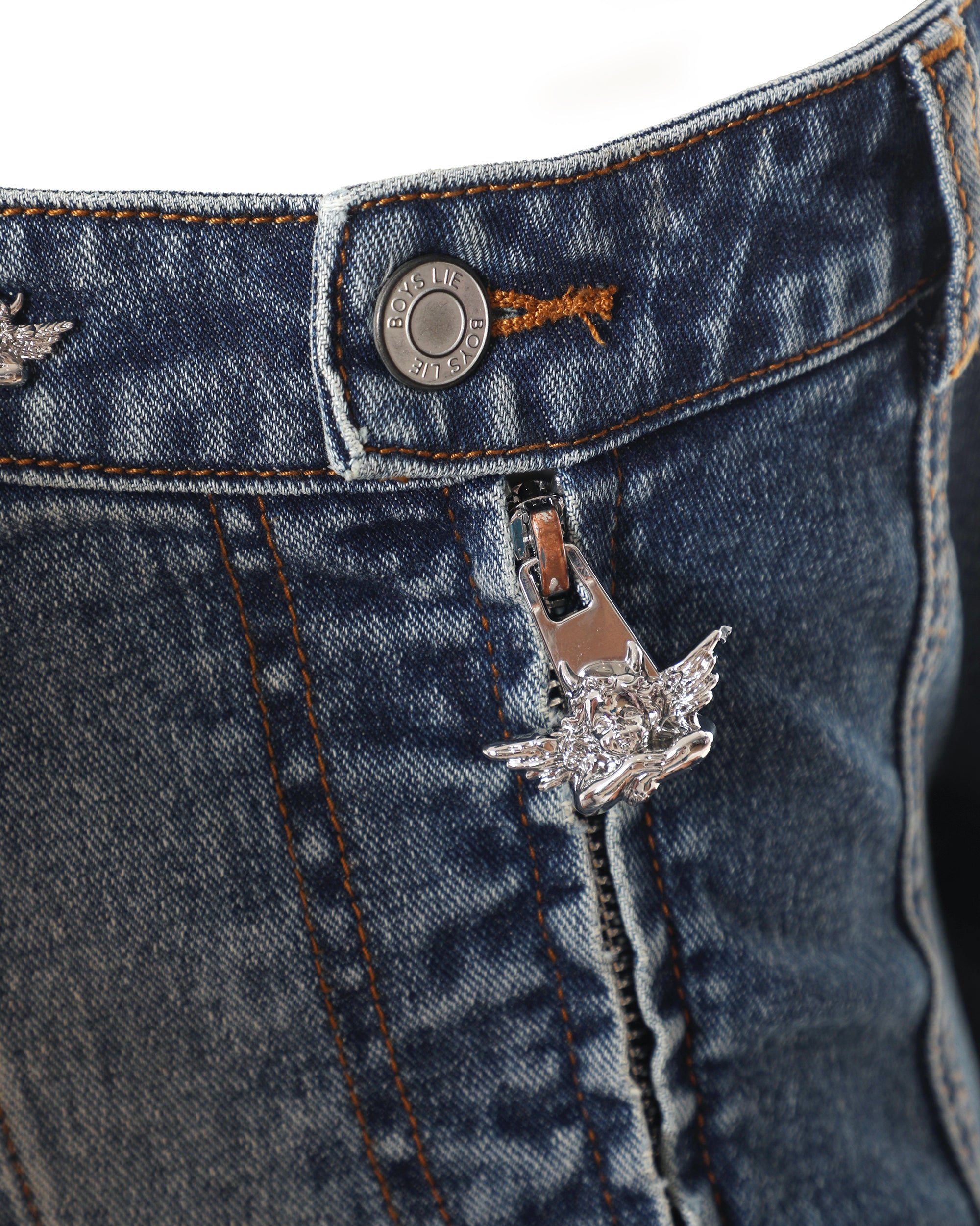 Party Half Denim Top