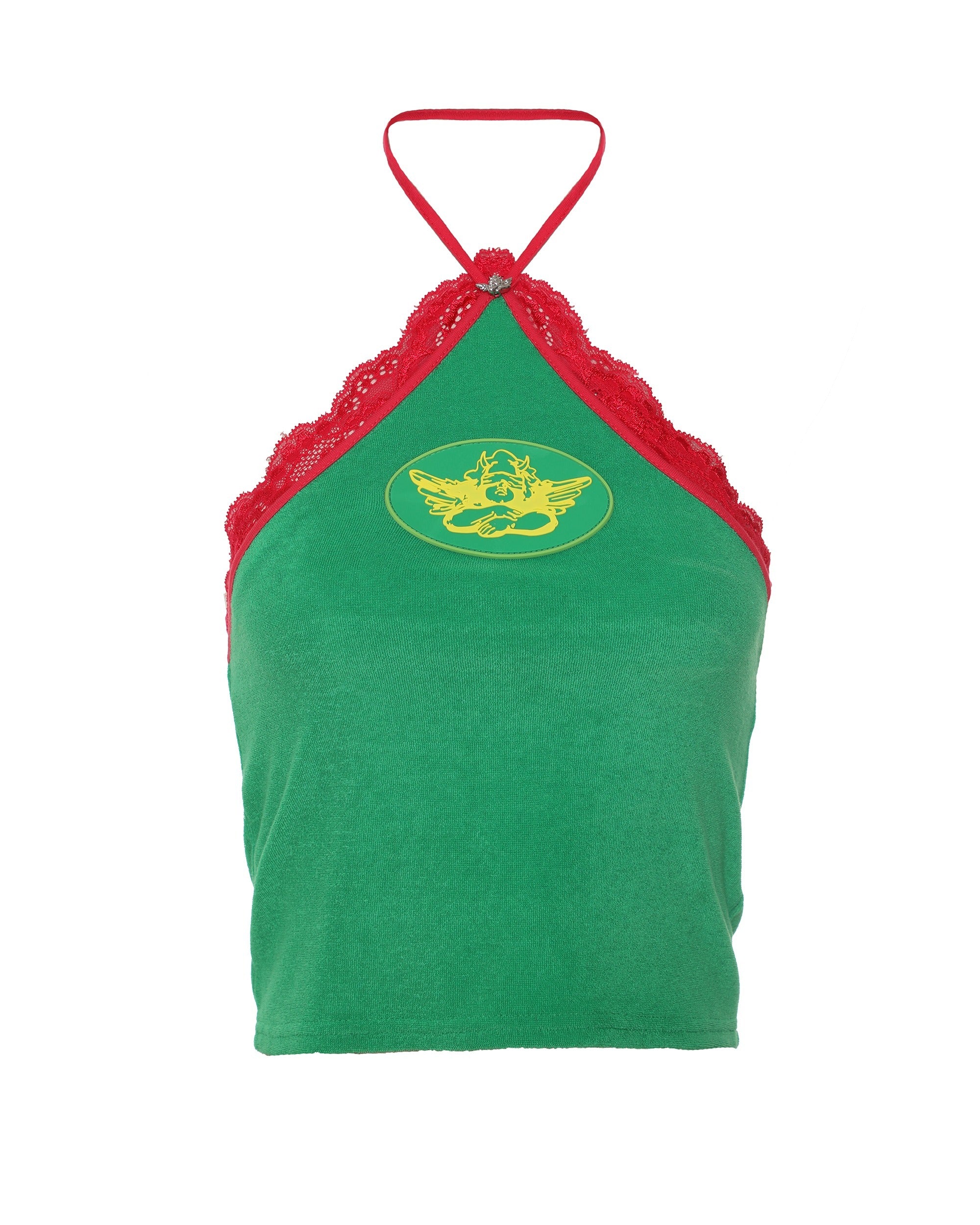 Green Lacie Halter Top