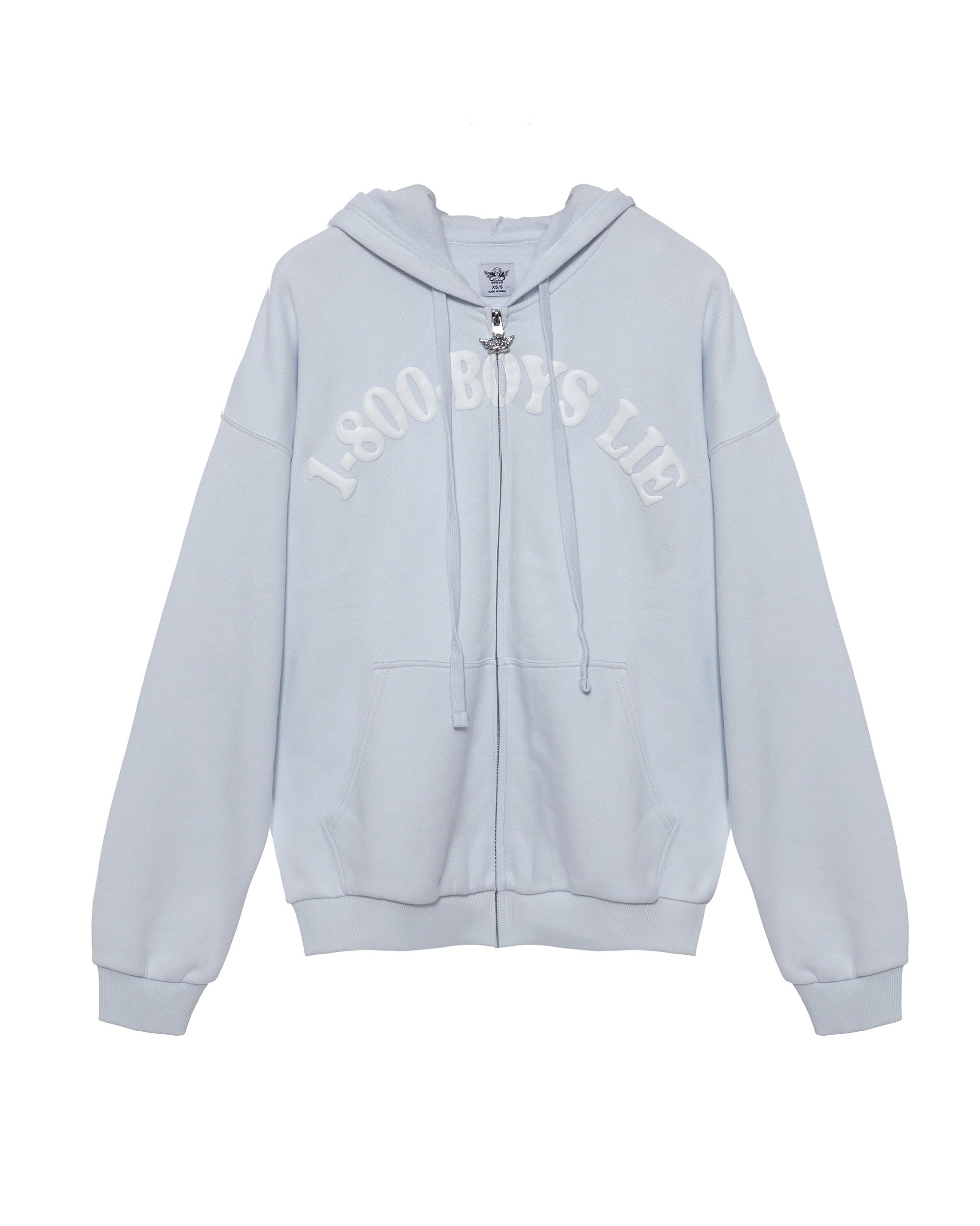 Blue 1-800 Harley Zip Hoodie