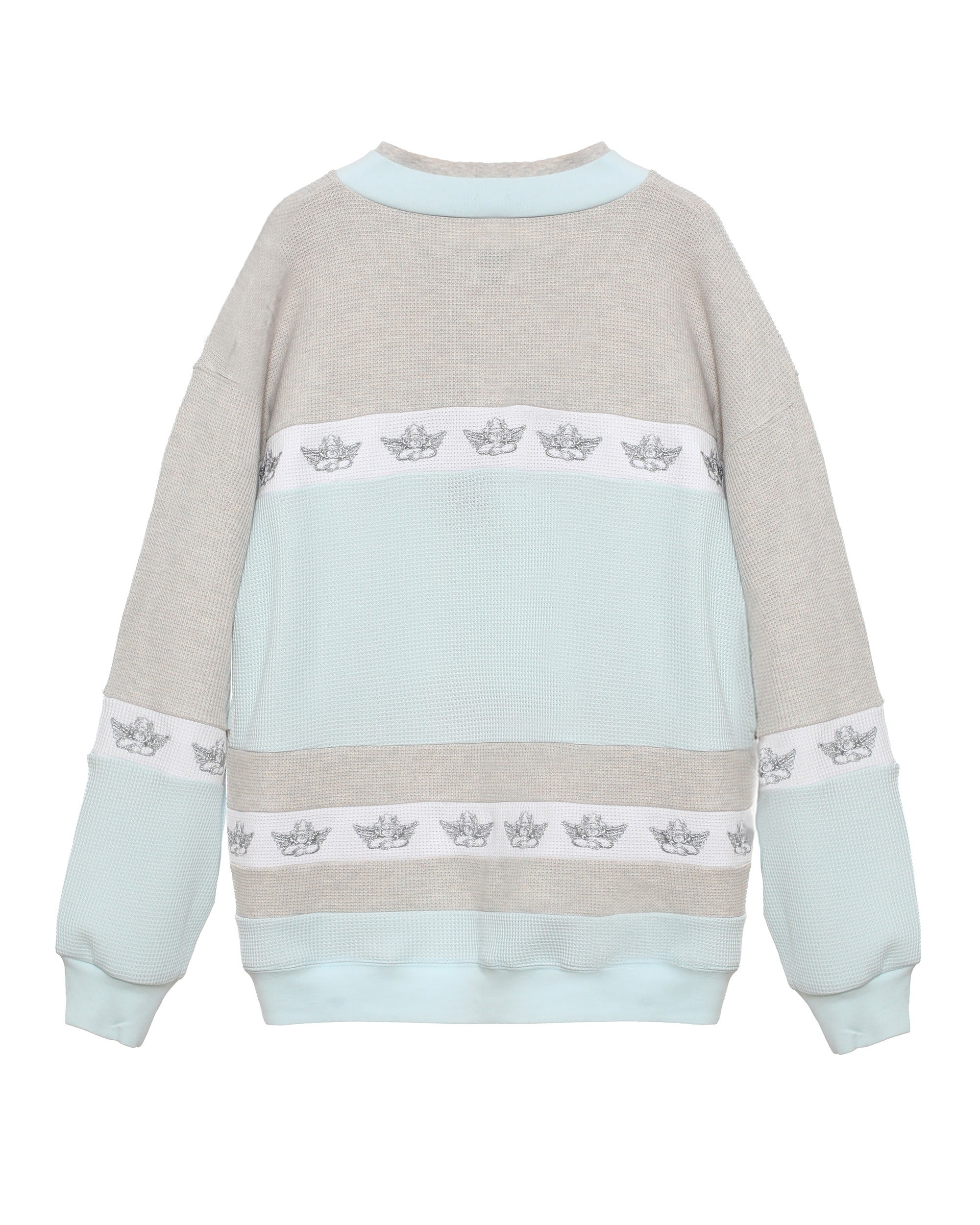 Blue Private School Rider Crewneck