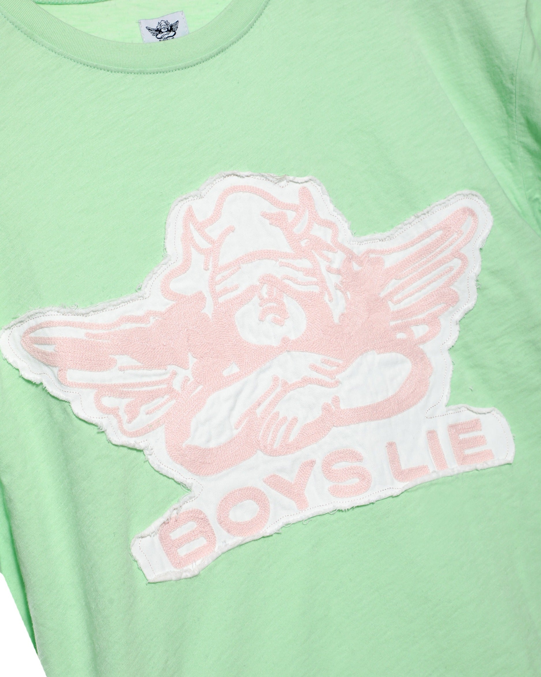 Green Stitch Me Up Boyfriend Tee