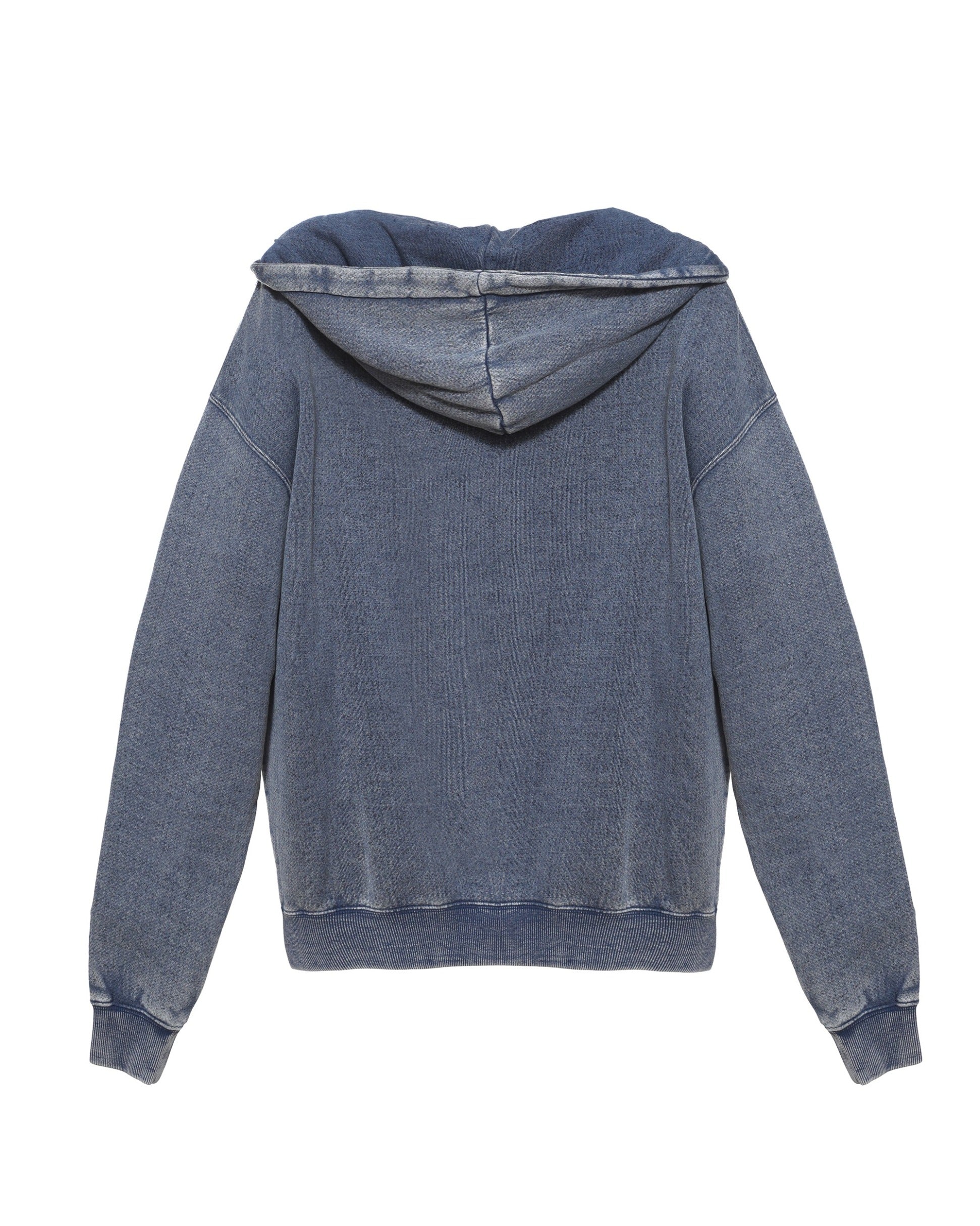 Blue Stitch Me Up Racer Hoodie