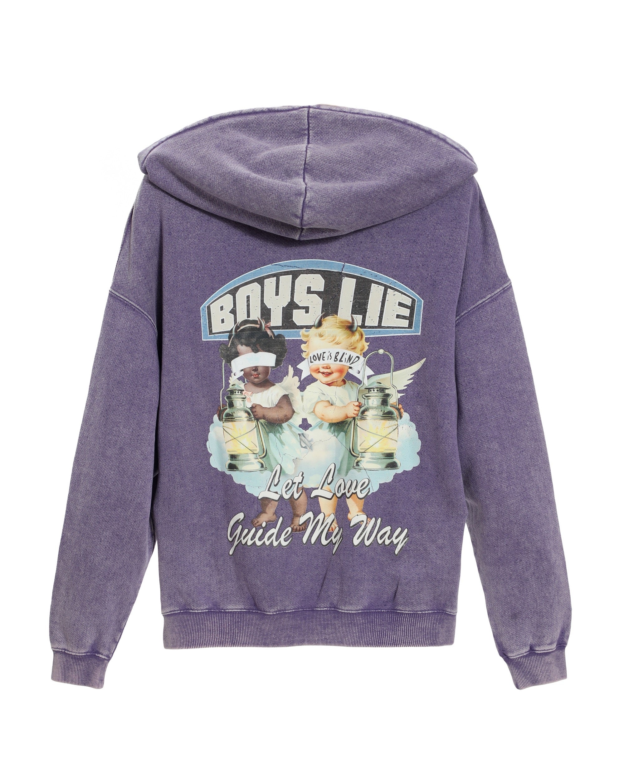 Aura Let Love Guide My Way Racer Hoodie