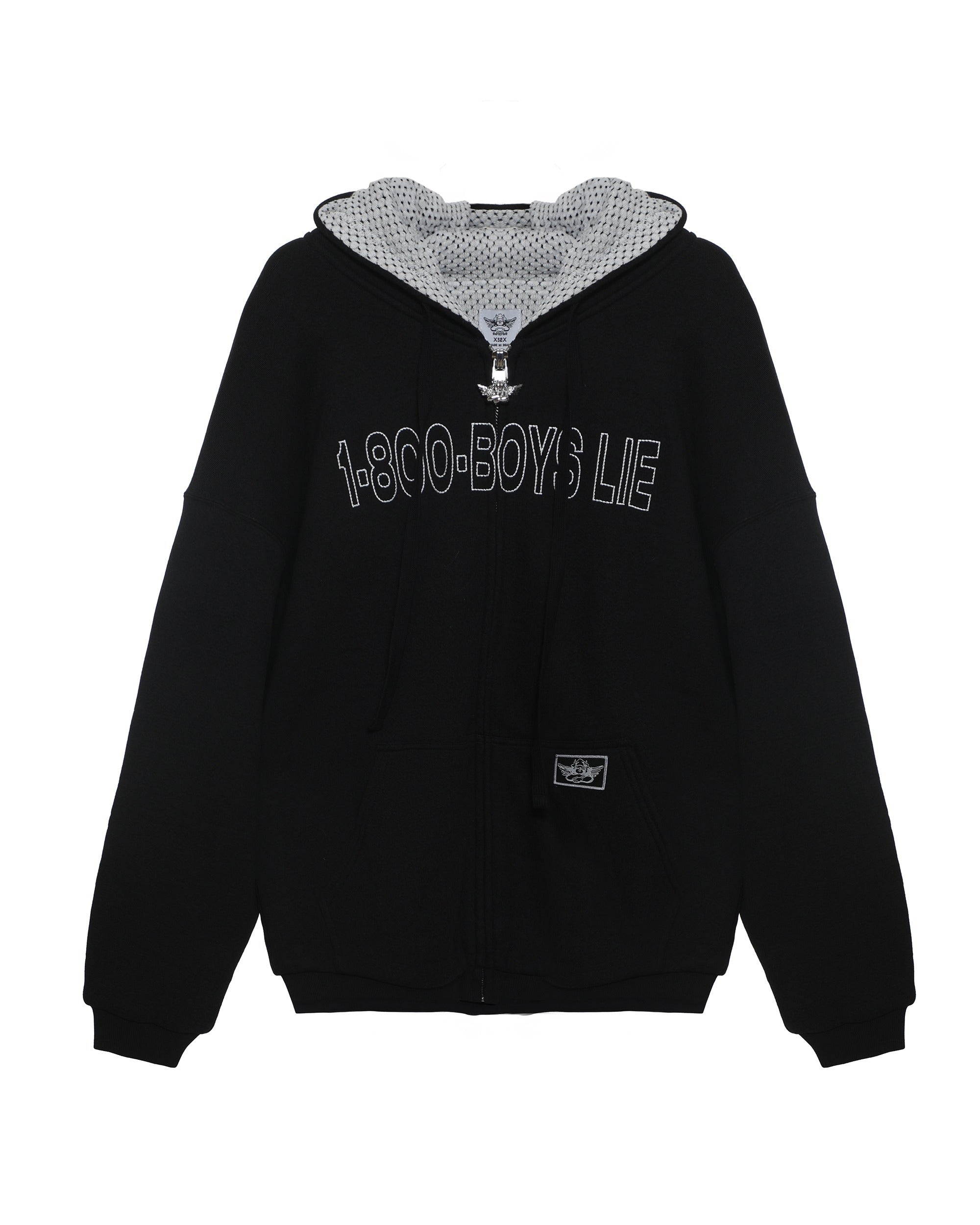 Disconnected 1-800 Harley Zip-Up Hoodie