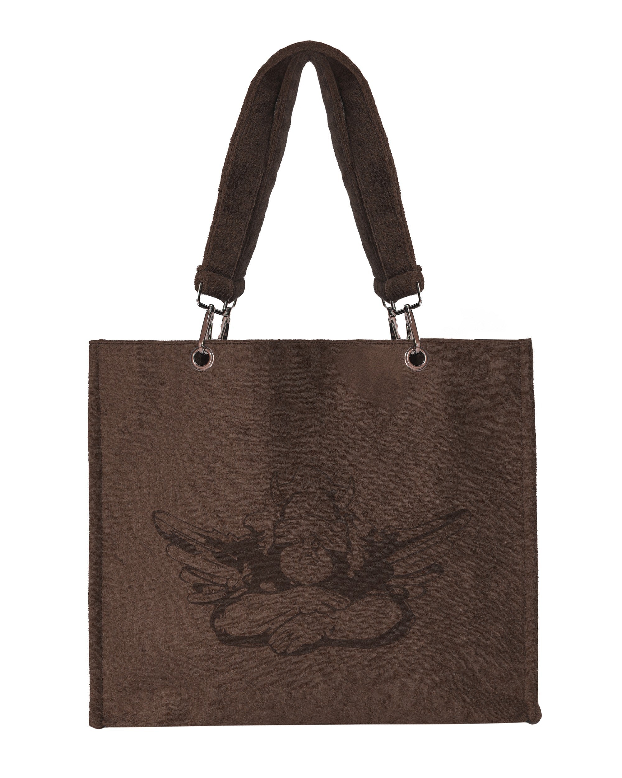 Chocolate Rose Terry Tote