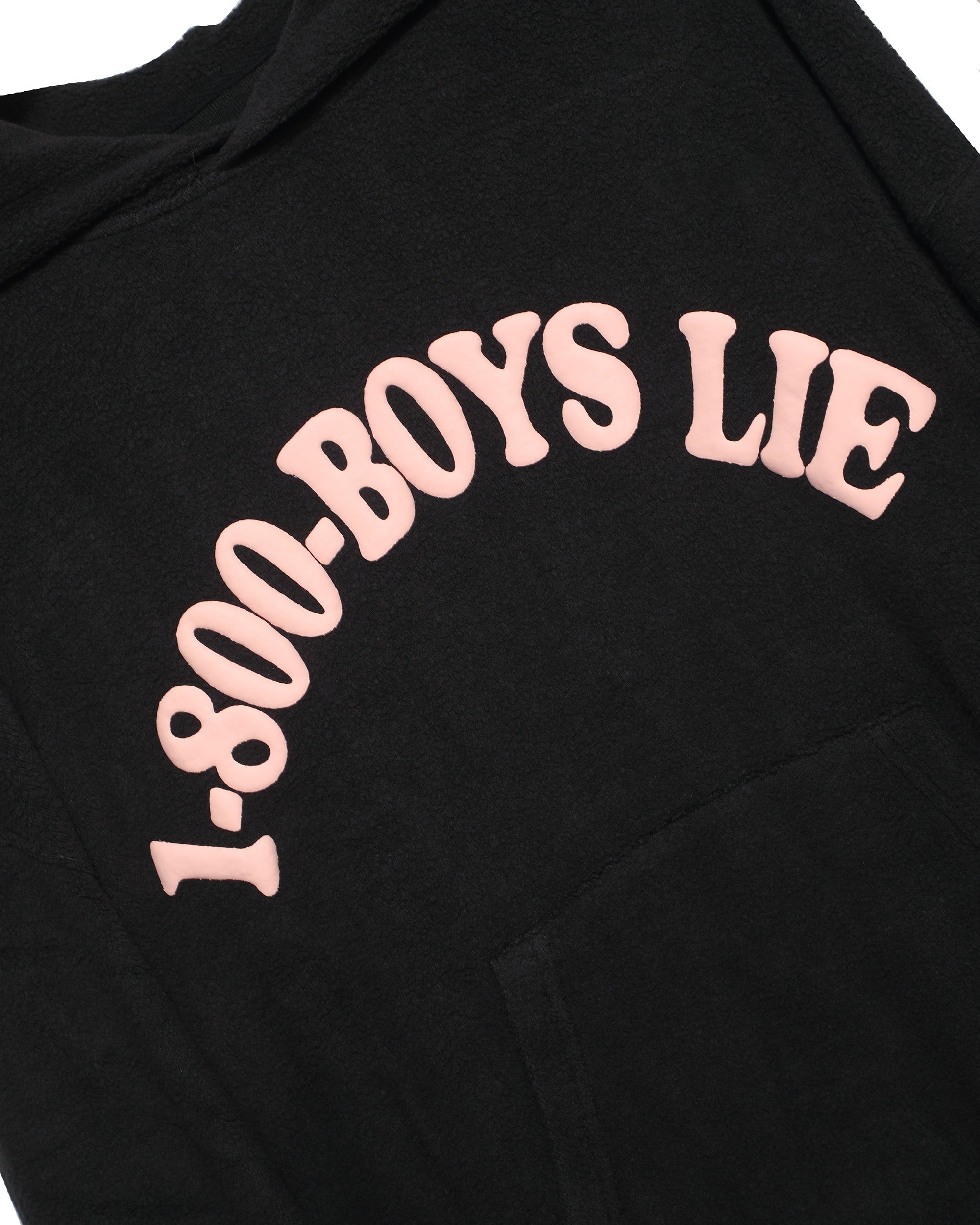 Black 1-800 Boys Lie Racer Hoodie
