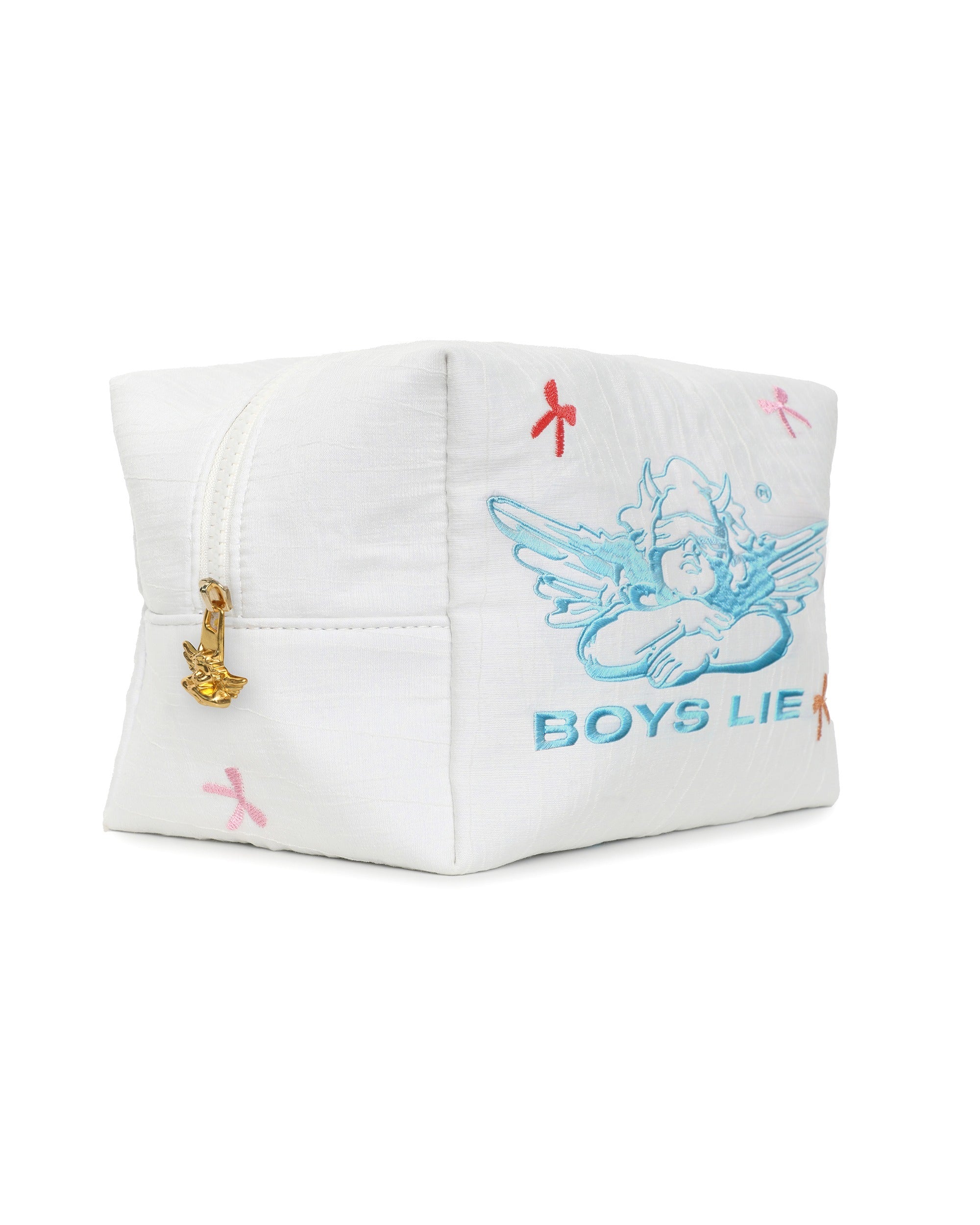 Bows Rule Boys Drool Pouch