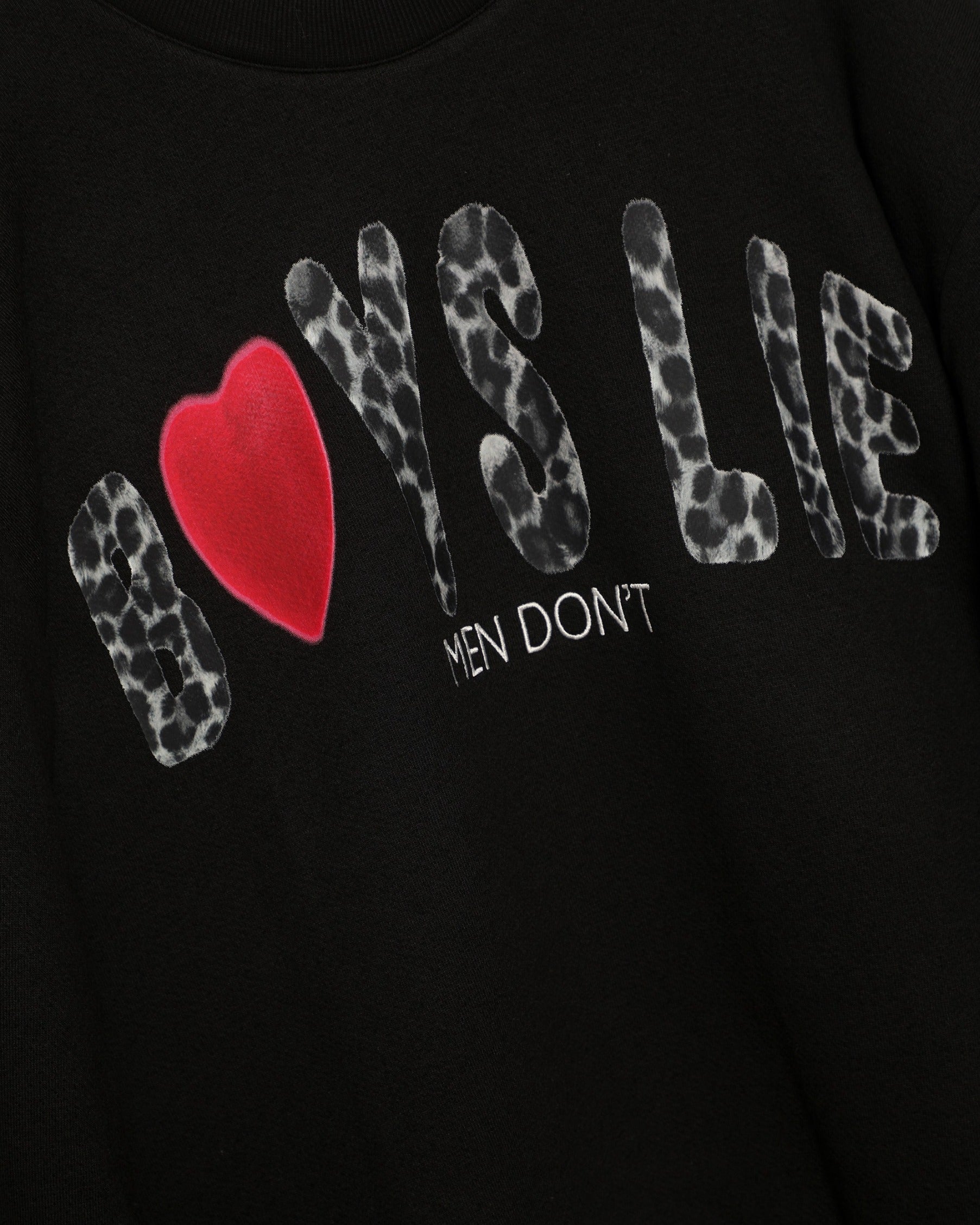 Black Caitlyn Coded Kara Crewneck