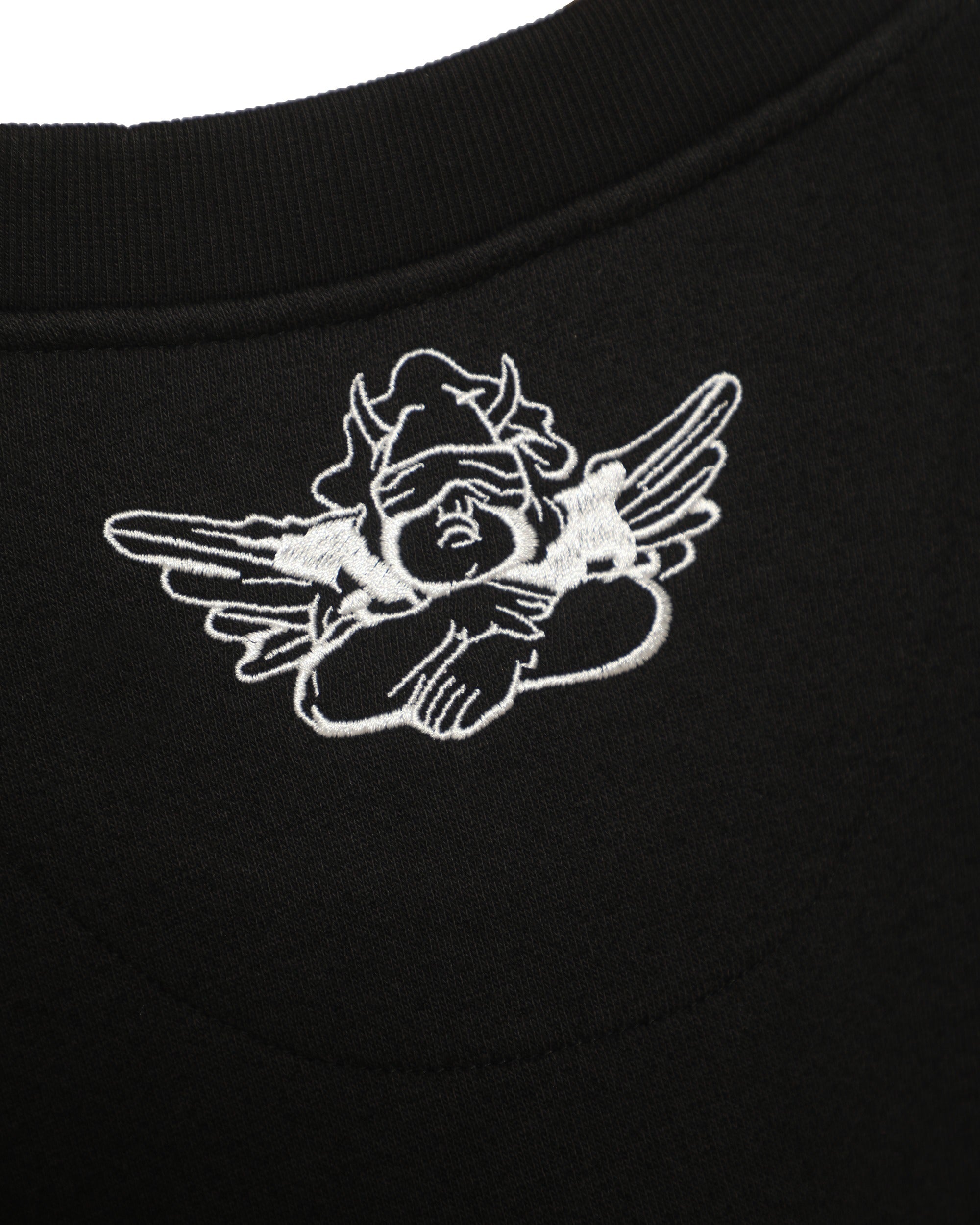 Black Caitlyn Coded Kara Crewneck