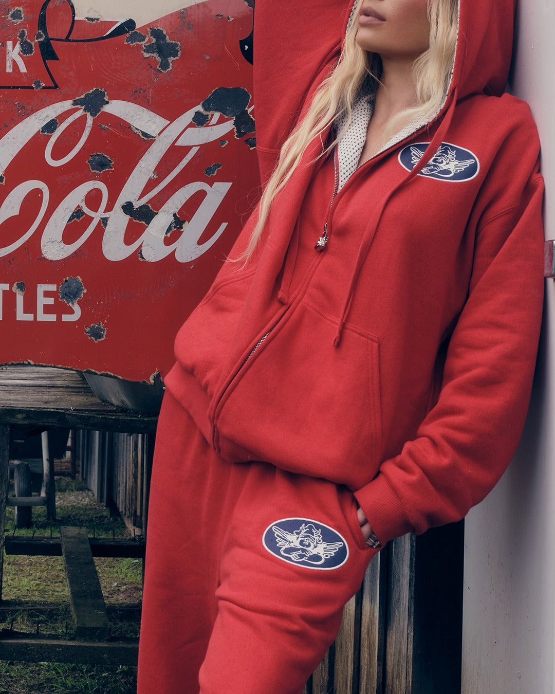 Red Flags Harley Zip