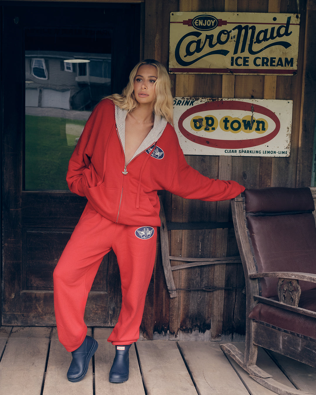 Red Flags Harley Zip