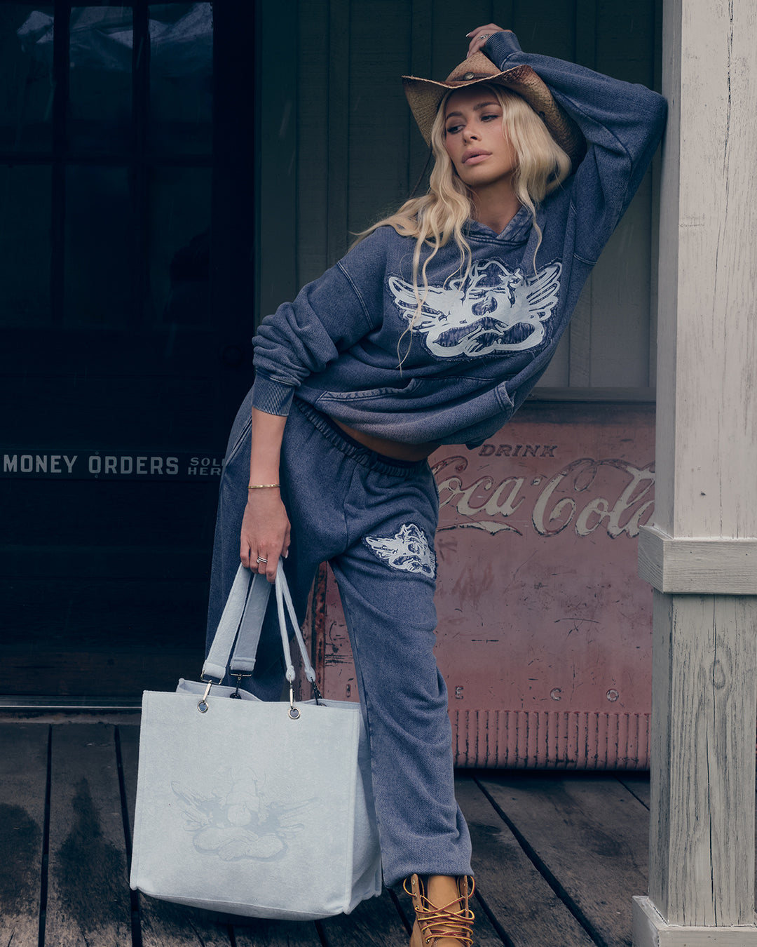 Blue Skies Terry Tote