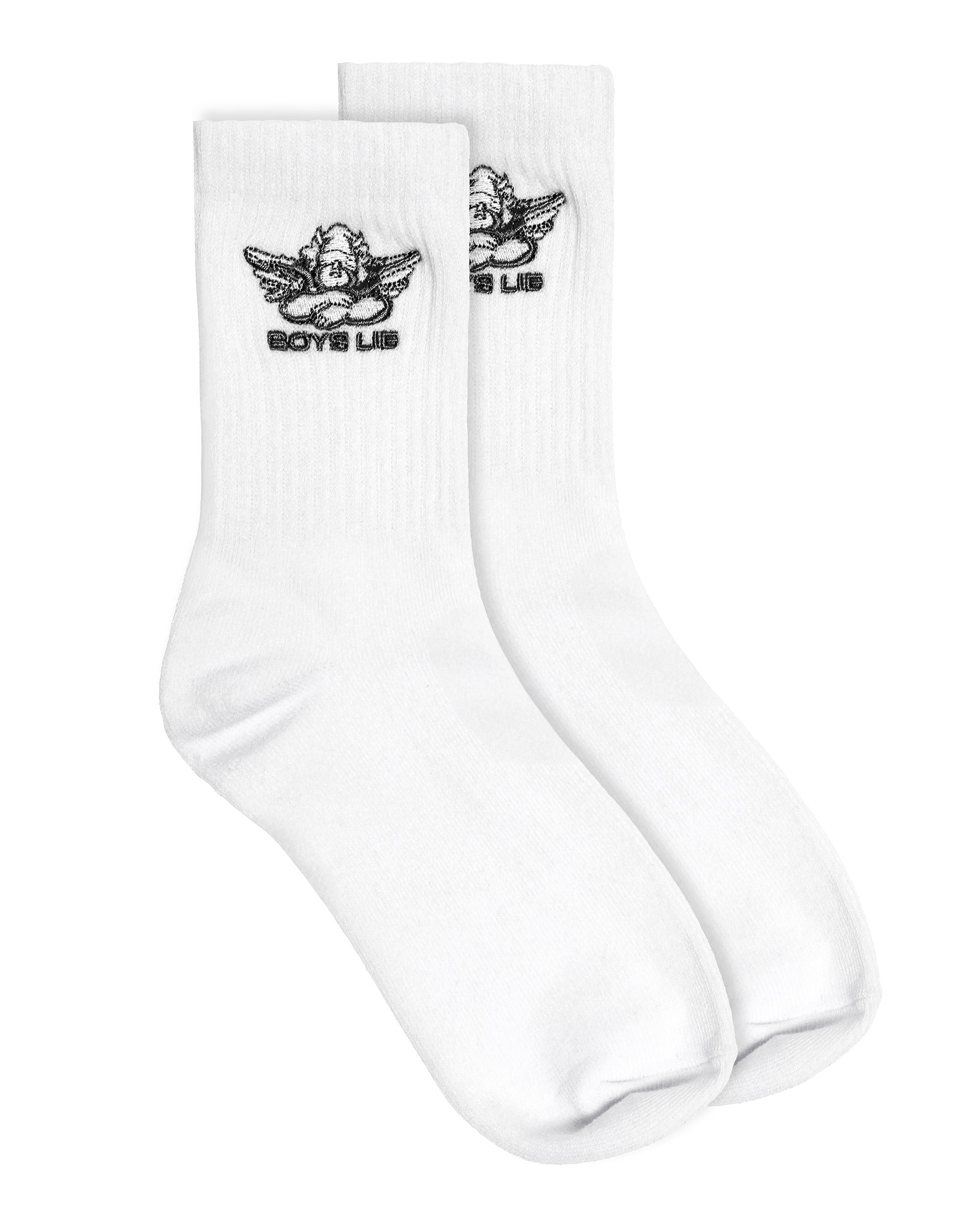 Boys Lie Black Logo Sock