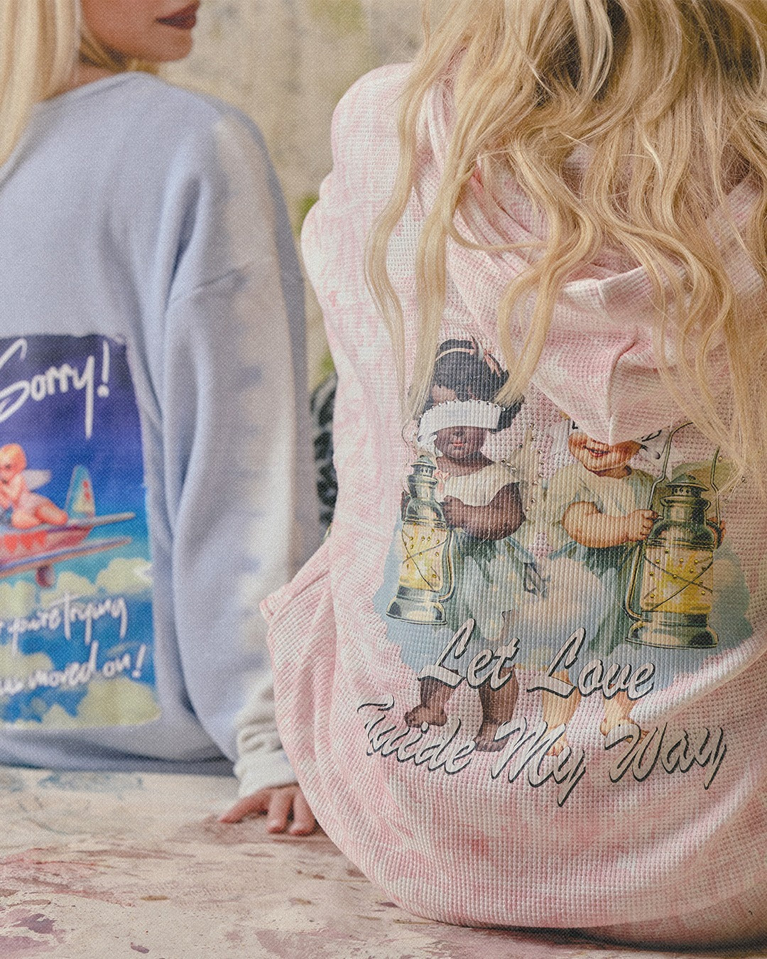 Let Love Guide My Way Rhinestone Racer Hoodie