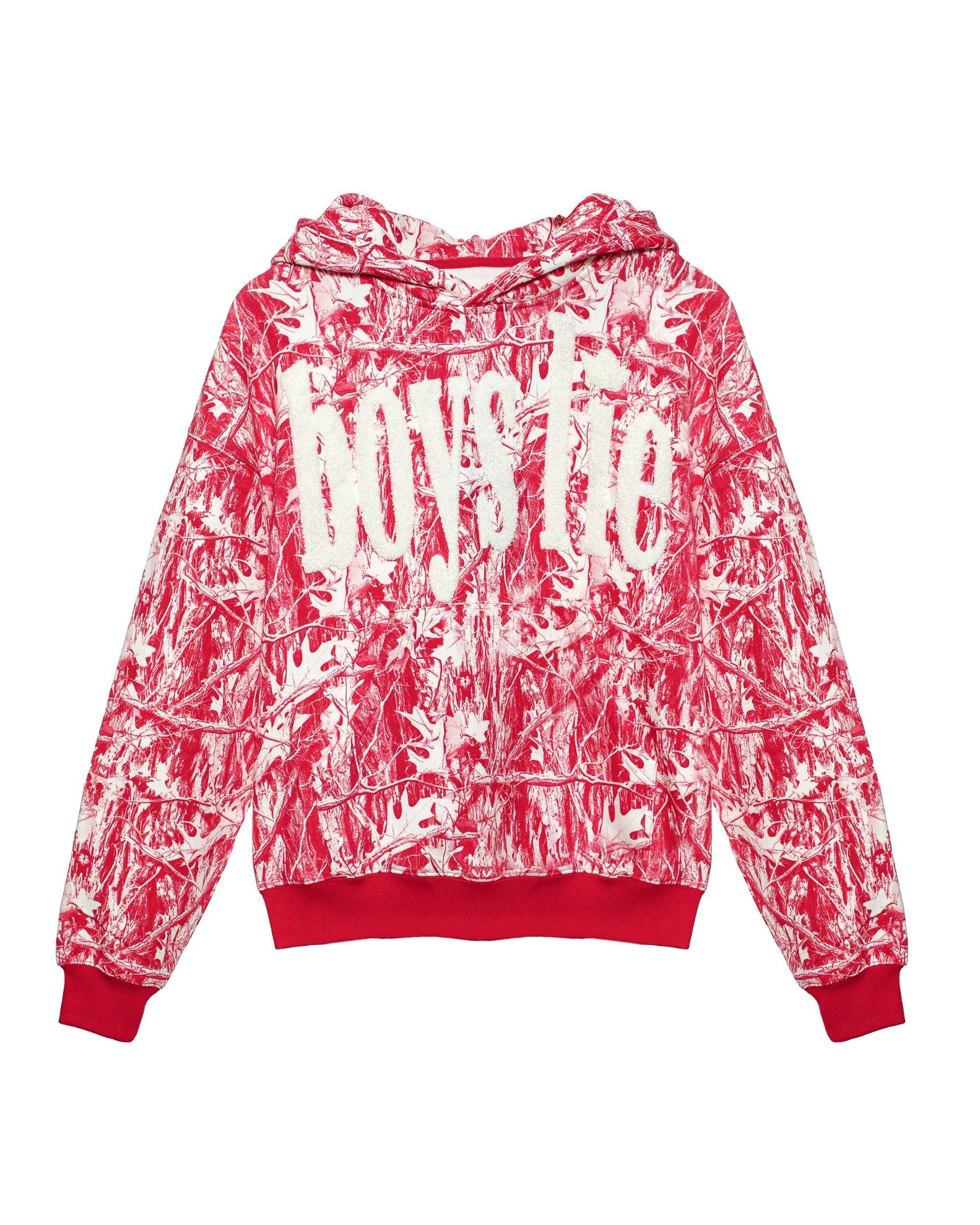 Red Camo Mannhunt Racer Hoodie