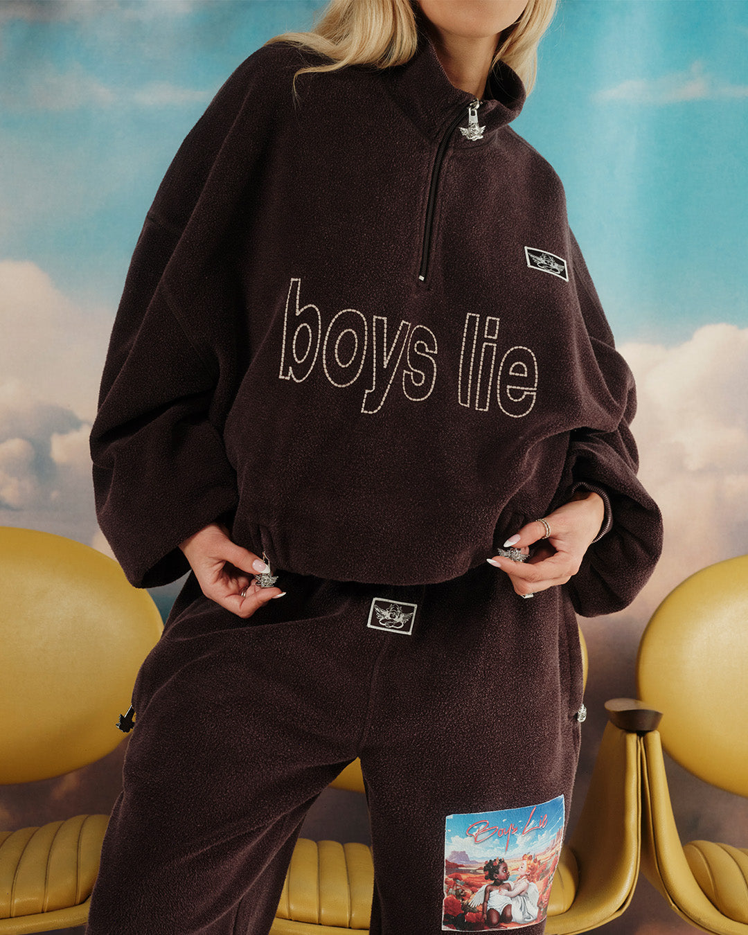 BFFAE Half Zip A1 Crewneck