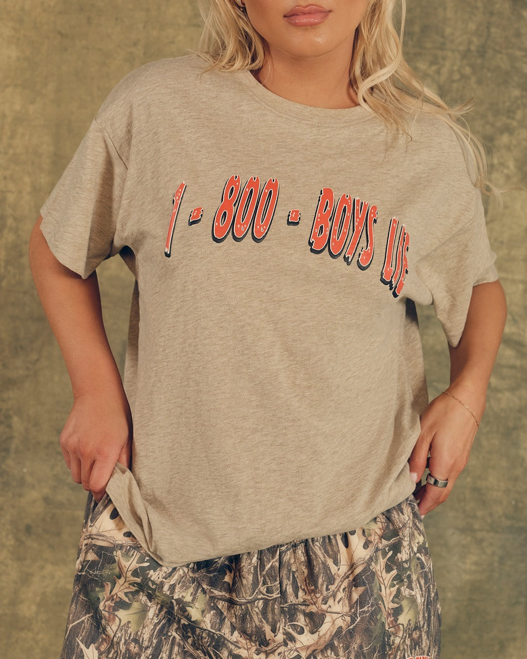 1-800 Manhunt Heather Boyfriend Tee