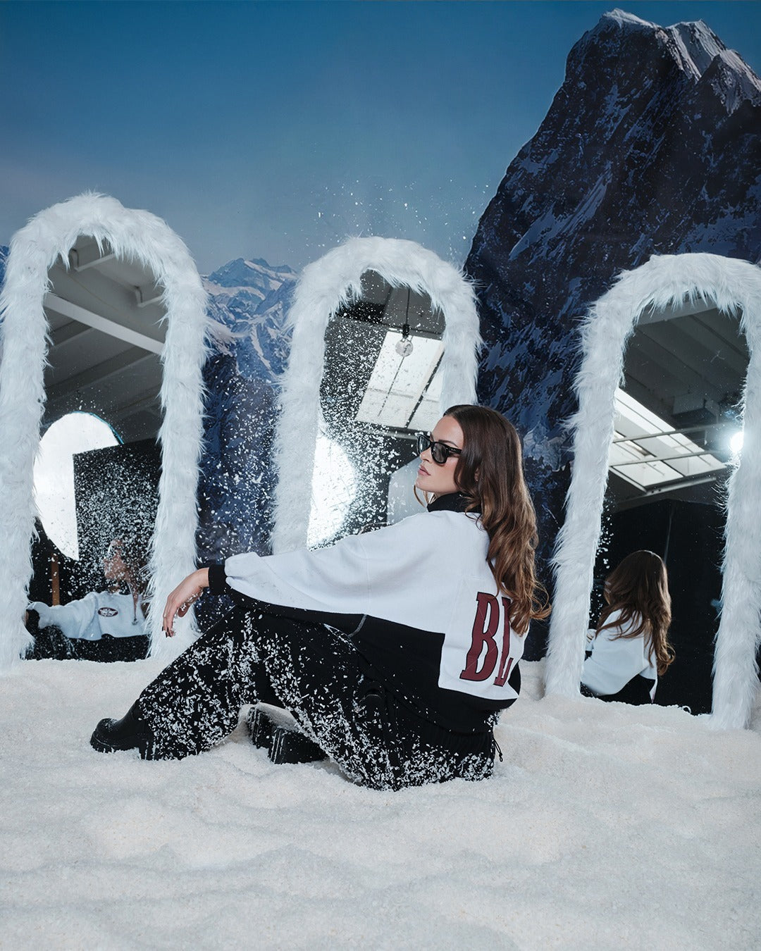 Sideline Paneled A1 Alex Crewneck