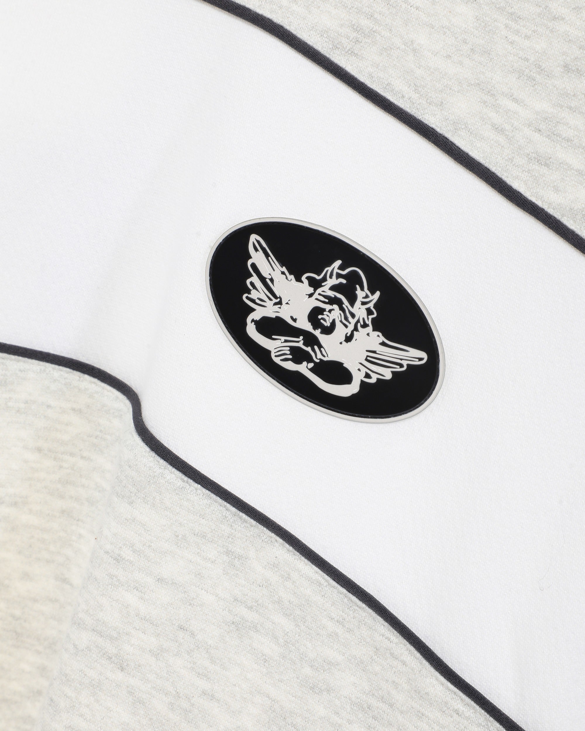 First Pick Heathered Paneled Kara Crewneck