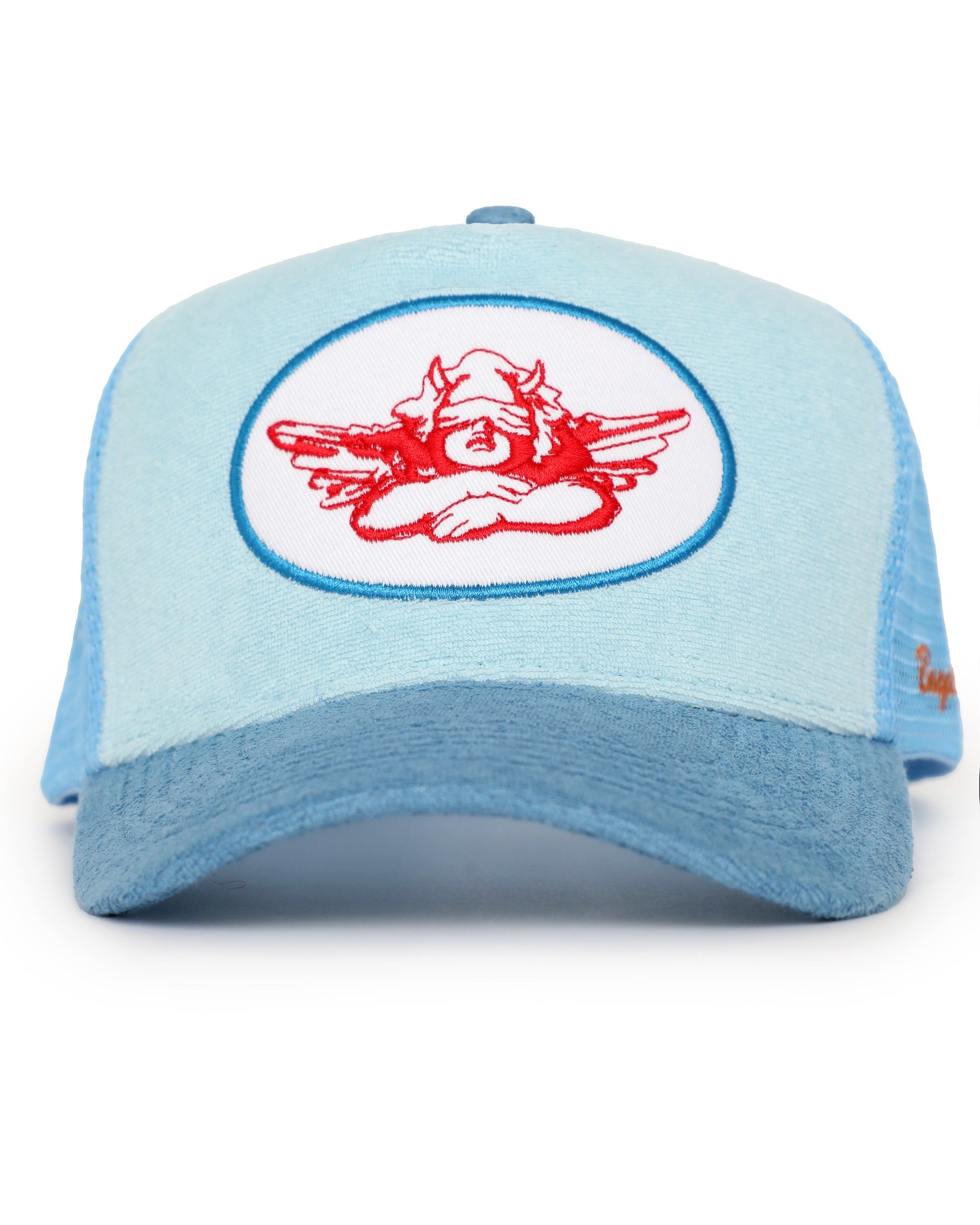 Baby Blue Terry Trucker