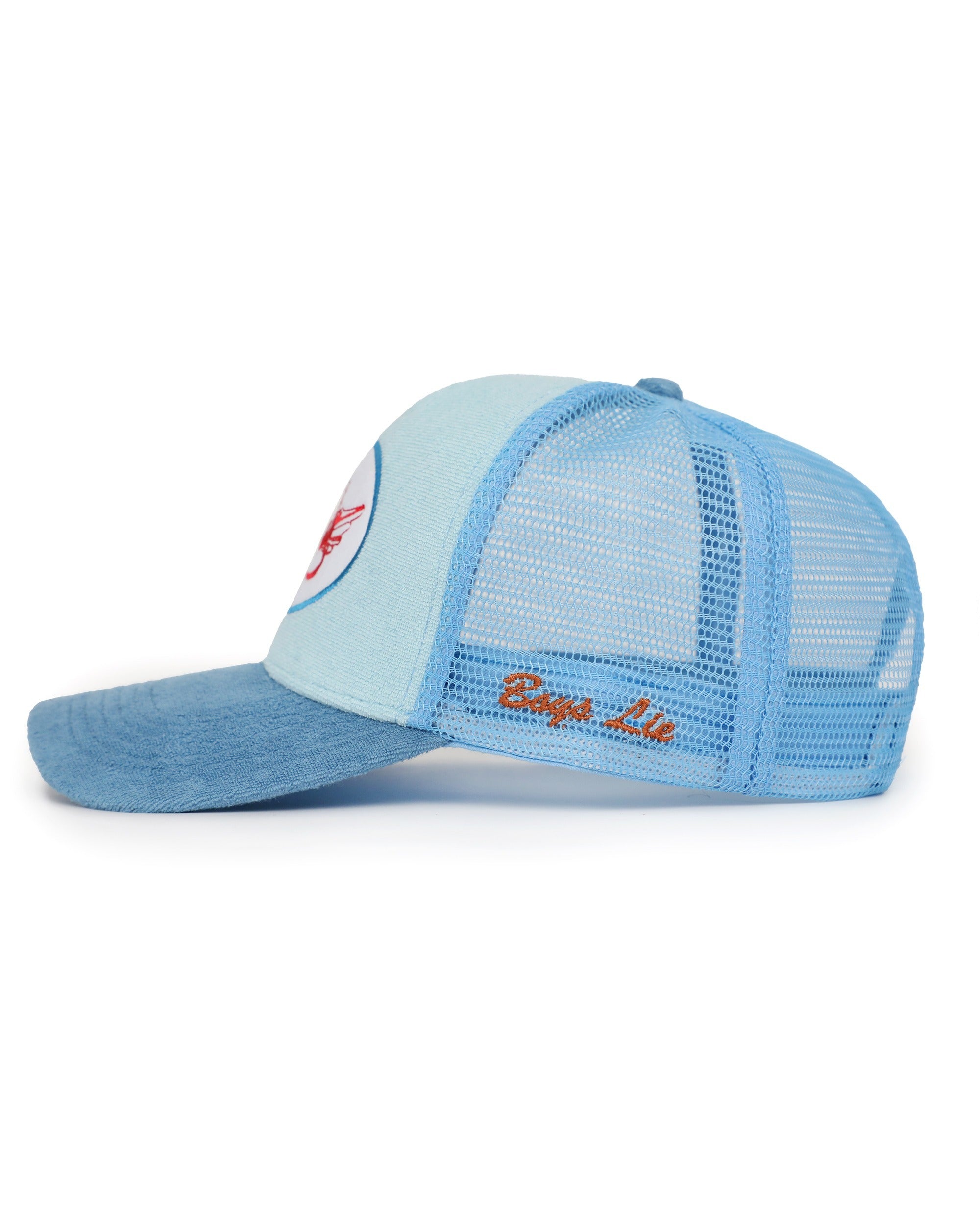 Baby Blue Terry Trucker
