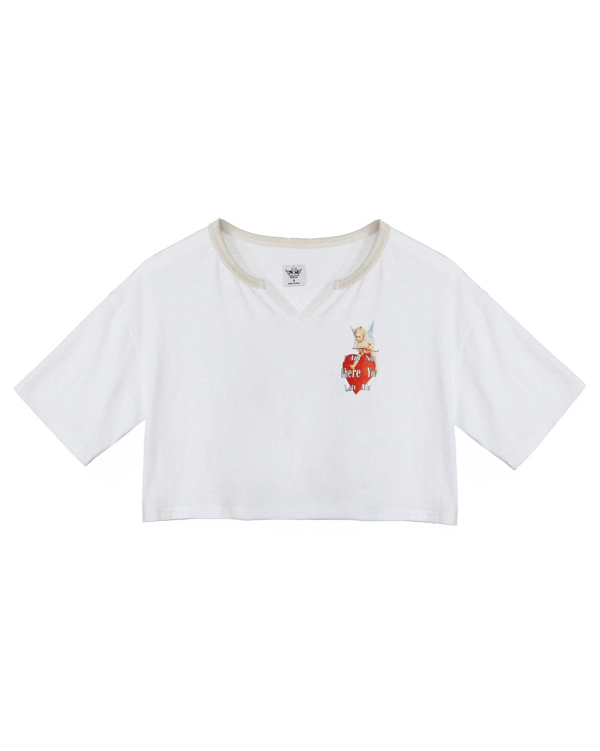 I'M NOT WHERE YOU LEFT ME TOMBOY CROP