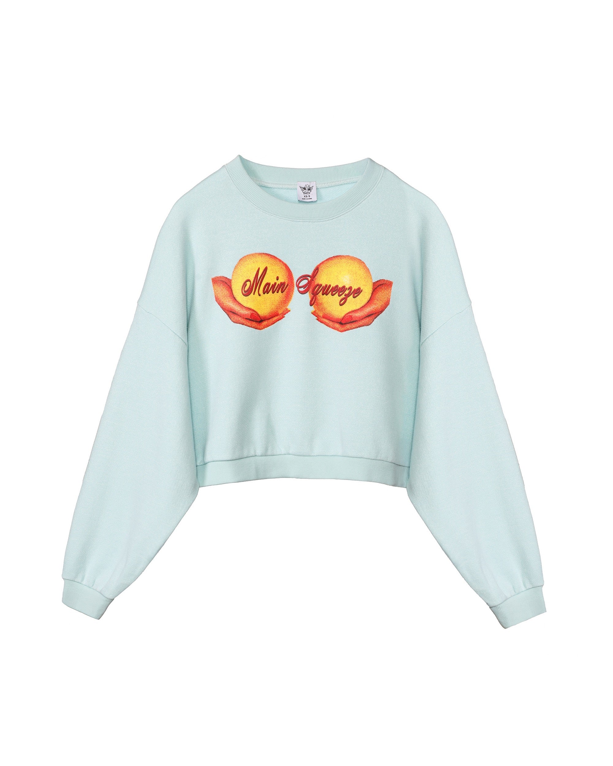 MAIN SQUEEZE CROP KARA CREW