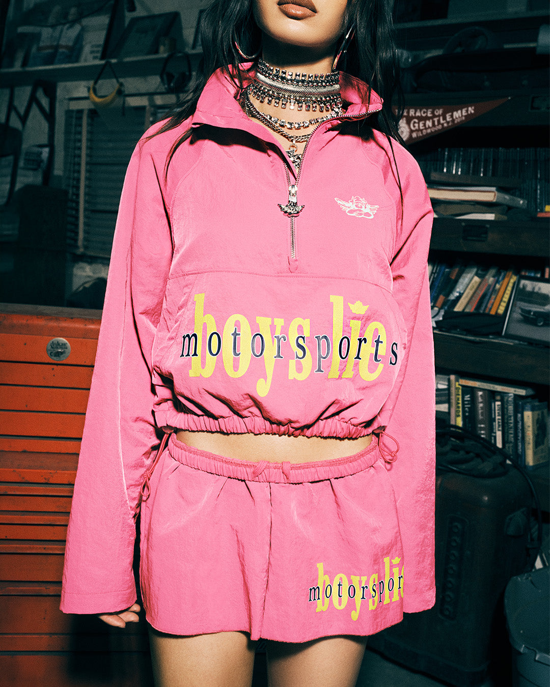 BOYS LIE MOTORSPORT A1 CROPPED CREW