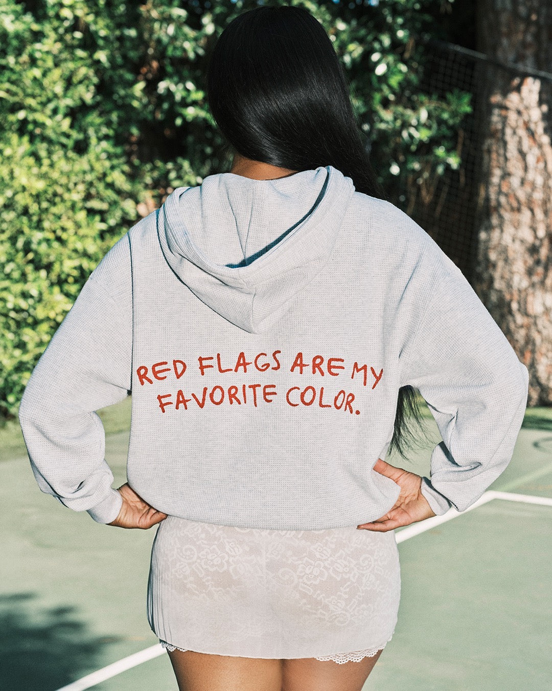 RED FLAGS V2 RACER HOODIE