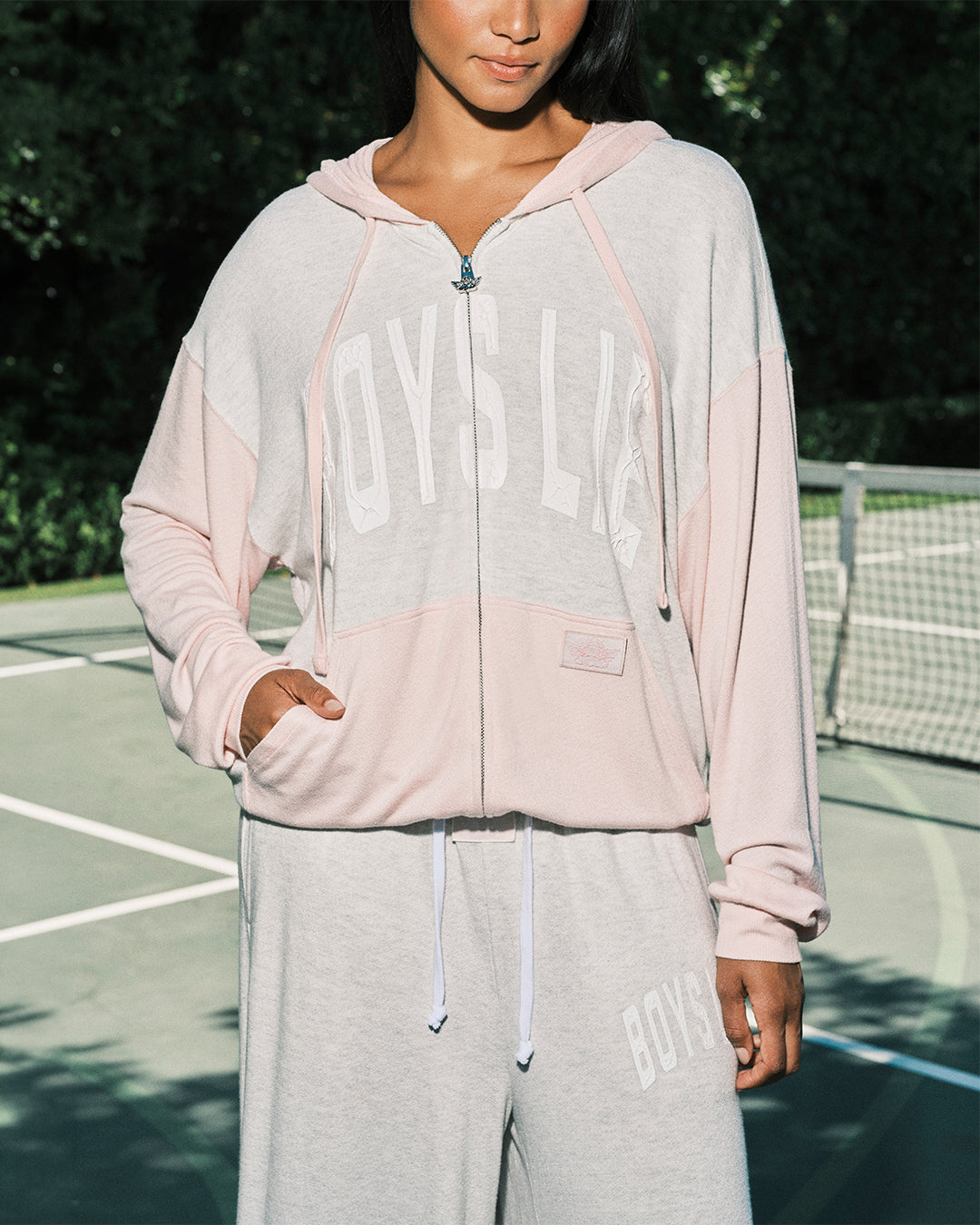 PINKY PROMISE HARLEY ZIP-UP