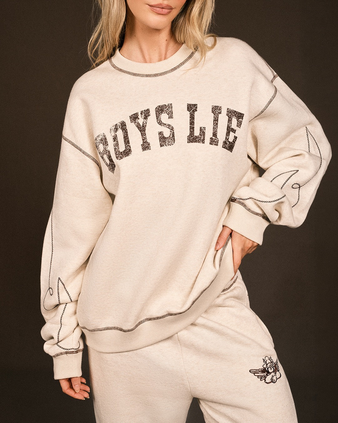 Boys Lie Wild West Kara Crewneck