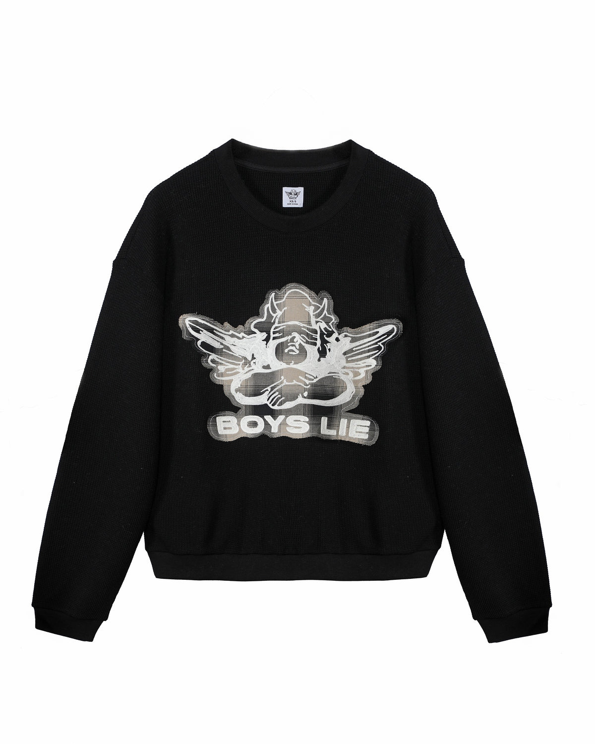 Boarding School Stitch Me Up Kara Crewneck