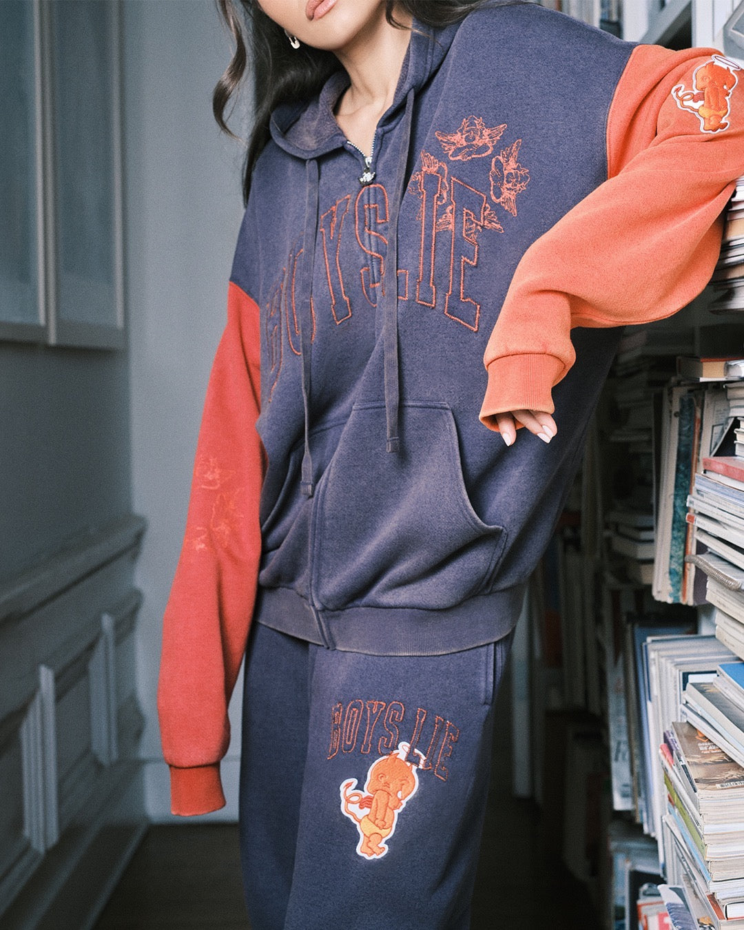 Angry Cupid Harley Zip Hoodie