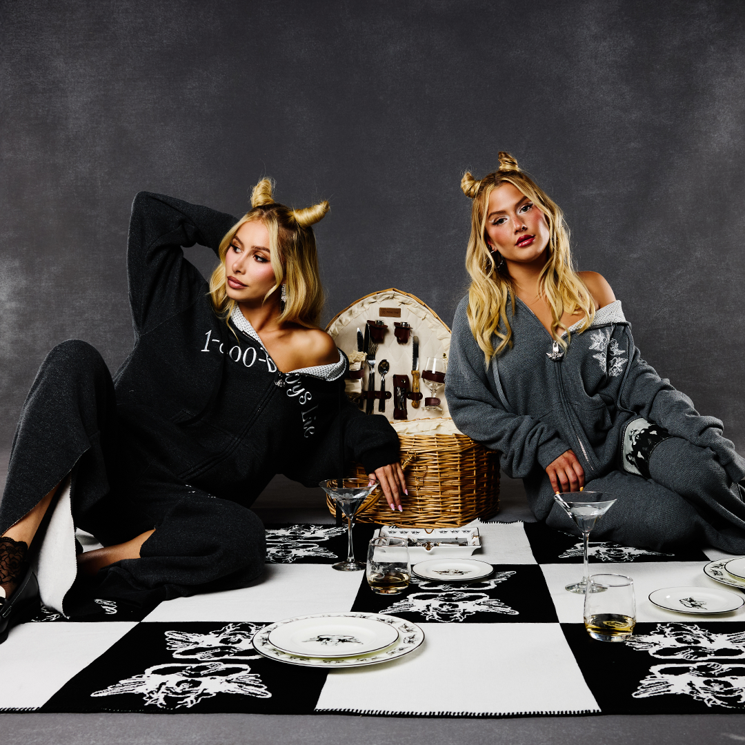 Rose Colored Glasses Harley Zip-Up Hoodie