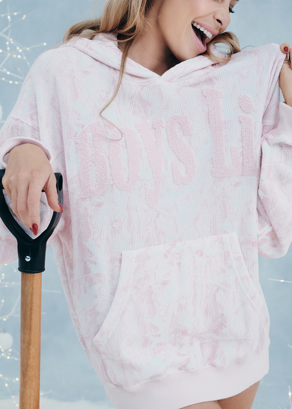Pink Manhunt Racer Hoodie
