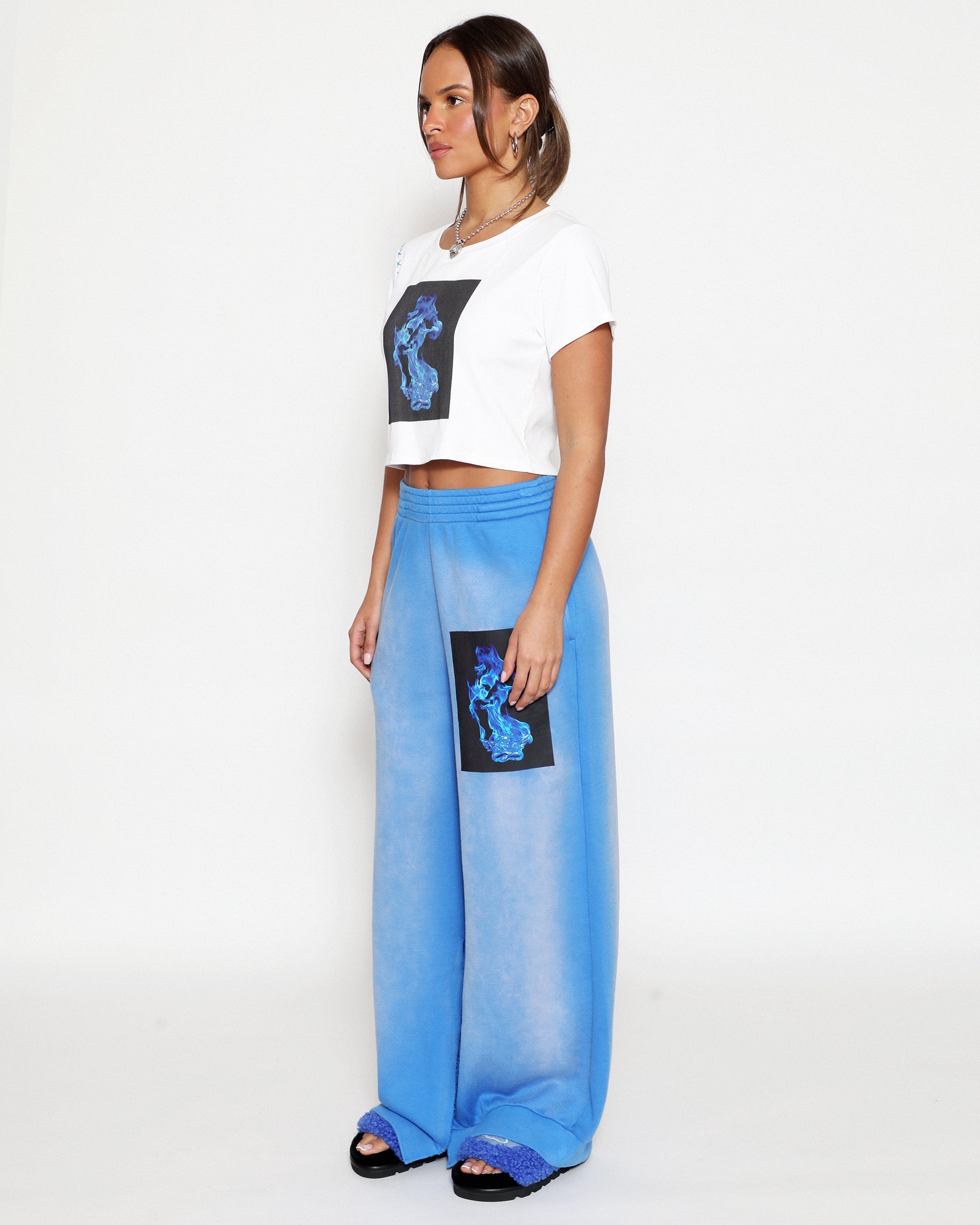 Electric Love Crop Tee