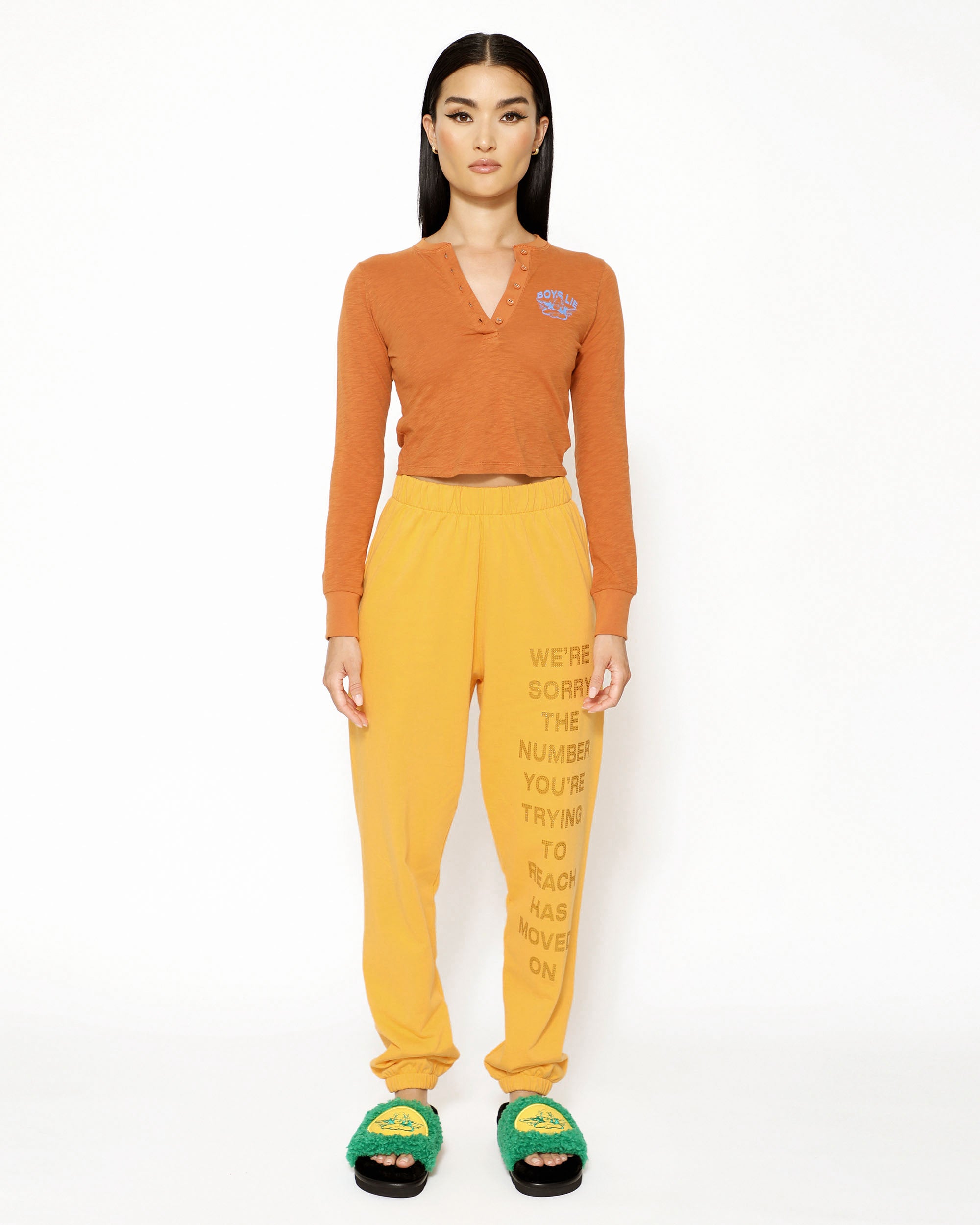 Nutmeg Perspective Shift Crop Henley