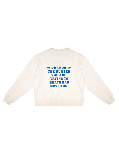 Eggshell 1-800 Reunion Crewneck