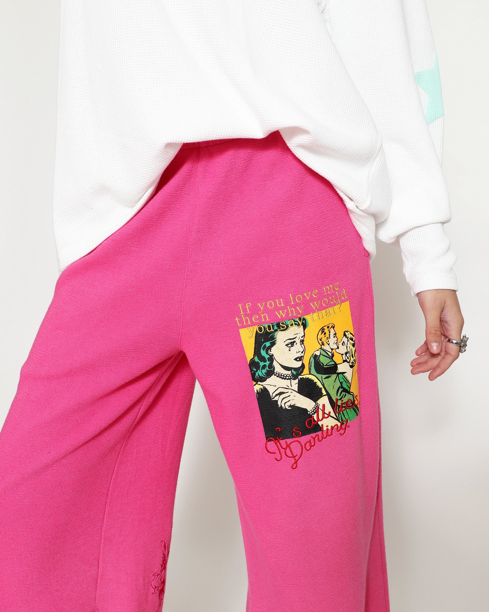 Pink Don't Say It Darling MM Pants