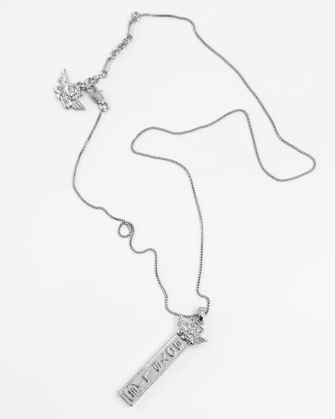 The Suzi Angel Necklace Silver