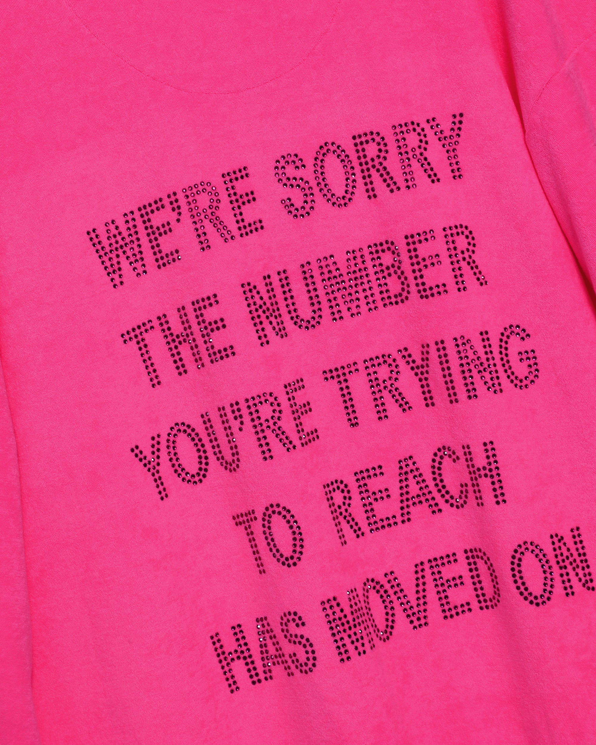 1-800 Neon Pink Kara Crewneck
