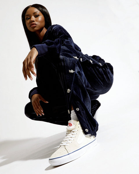 Boys Lie Navy Velour Sweatset
