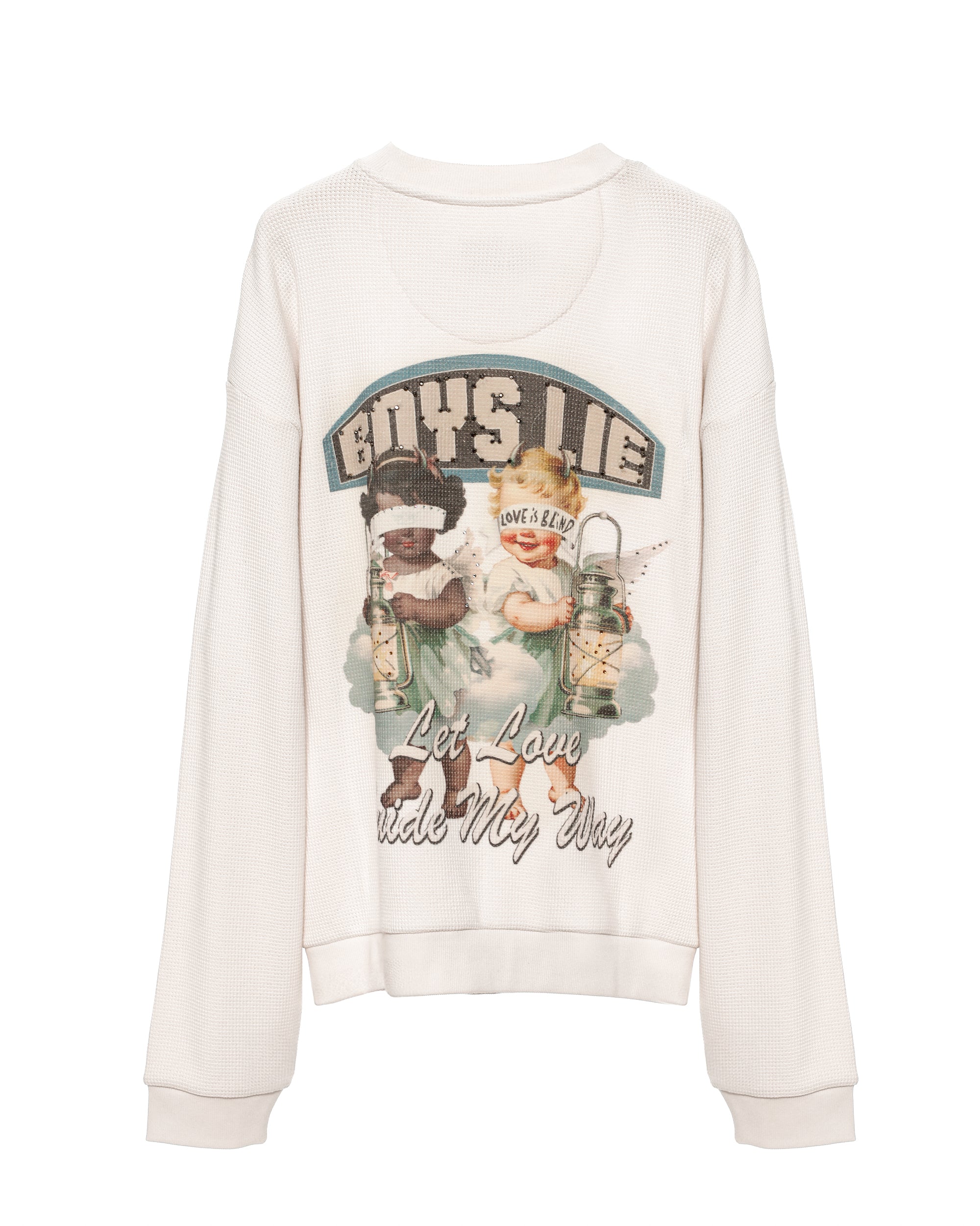 Let Love Guide My Way Thermal Kara Crewneck