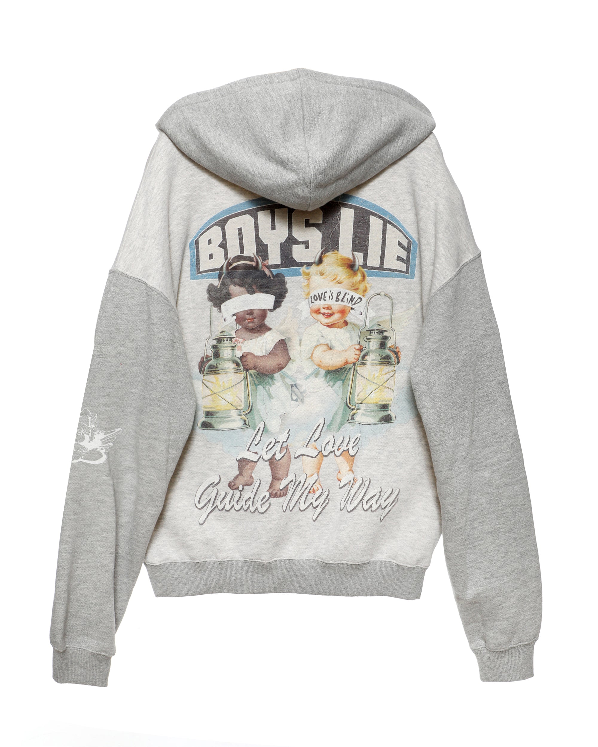 Let Love Guide My Way Terry Racer Hoodie