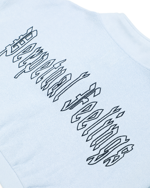 Perpetual Feelings V2 Henley Cropped Crewneck