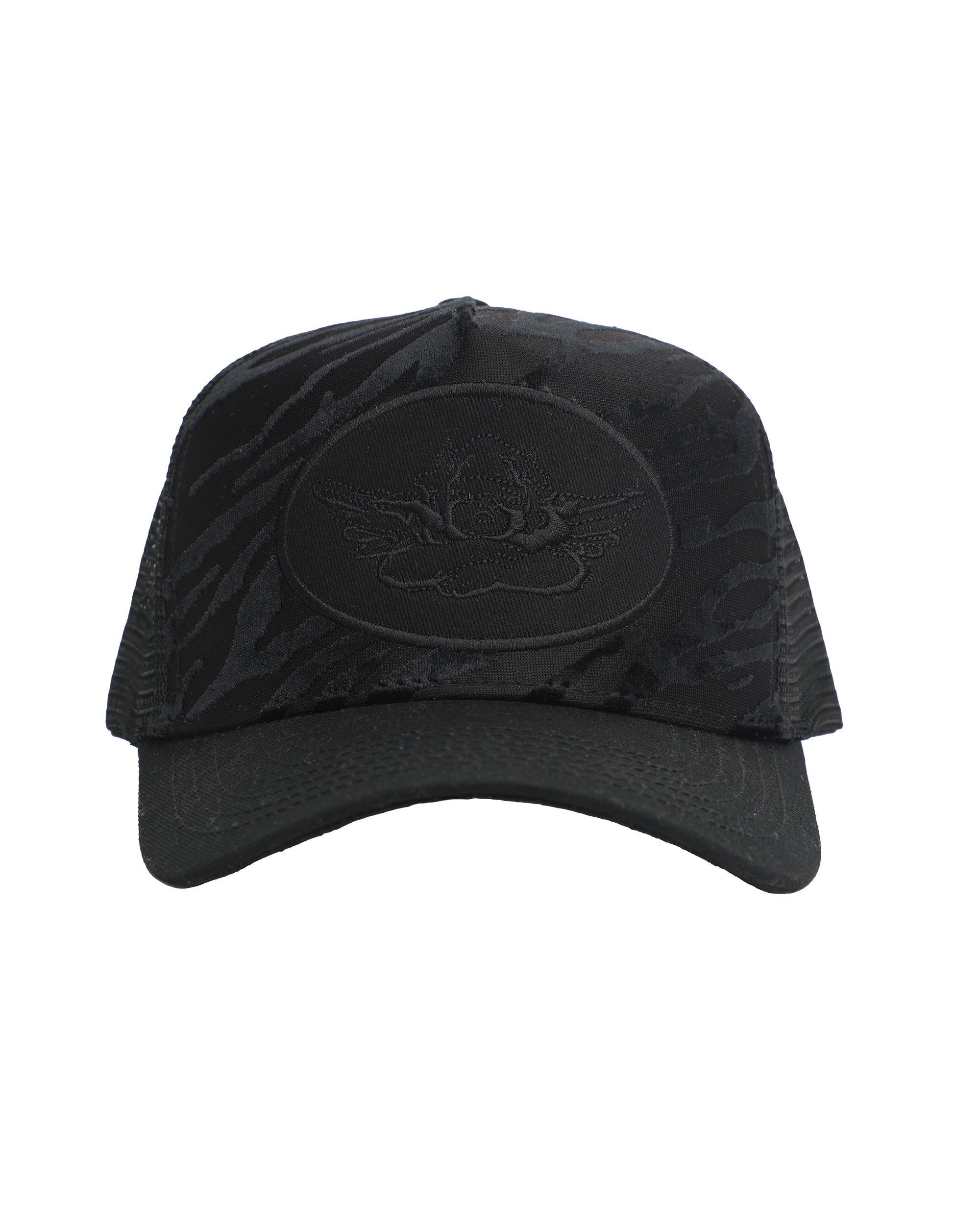 Black Flames Trucker Hat