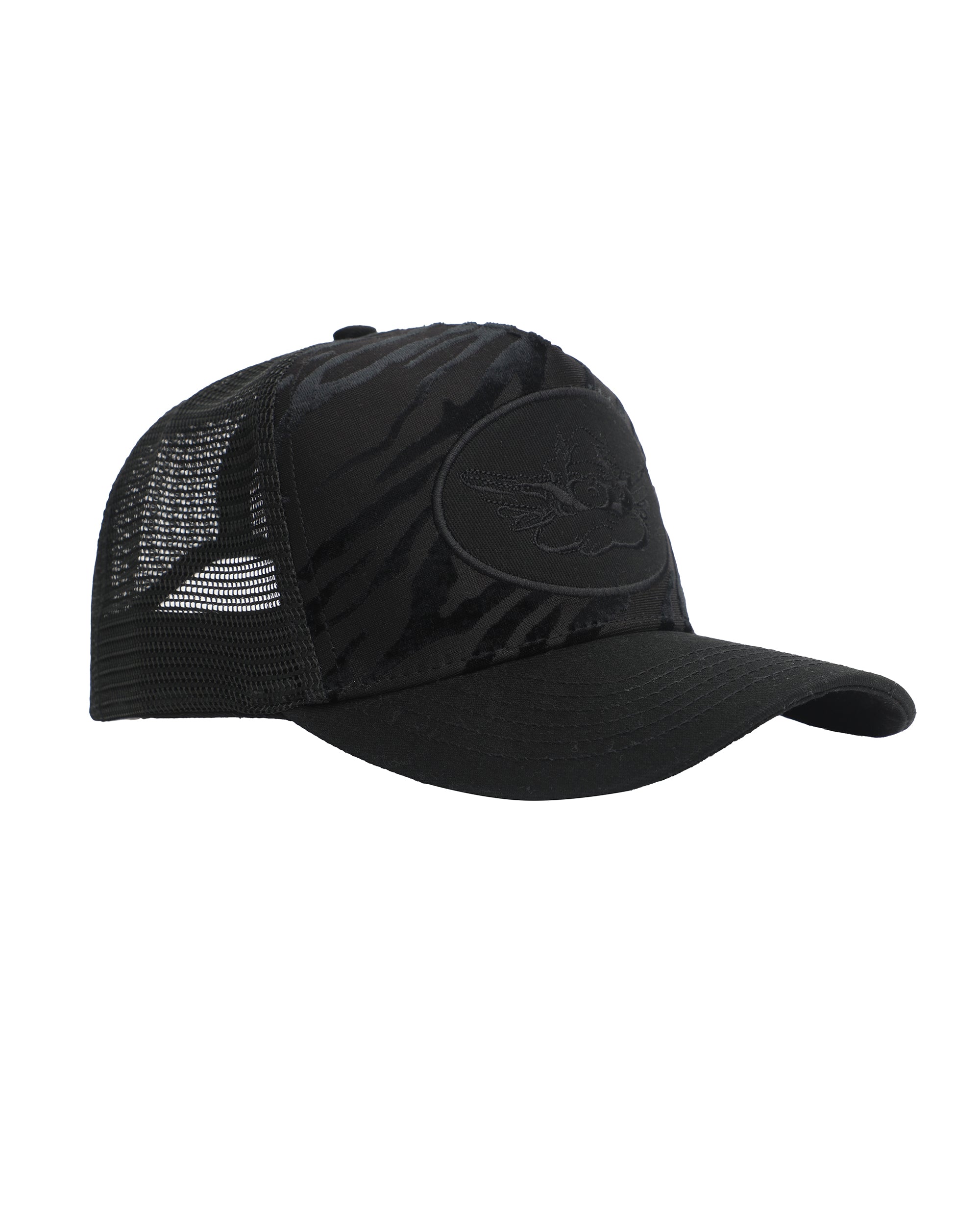 Black Flames Trucker Hat